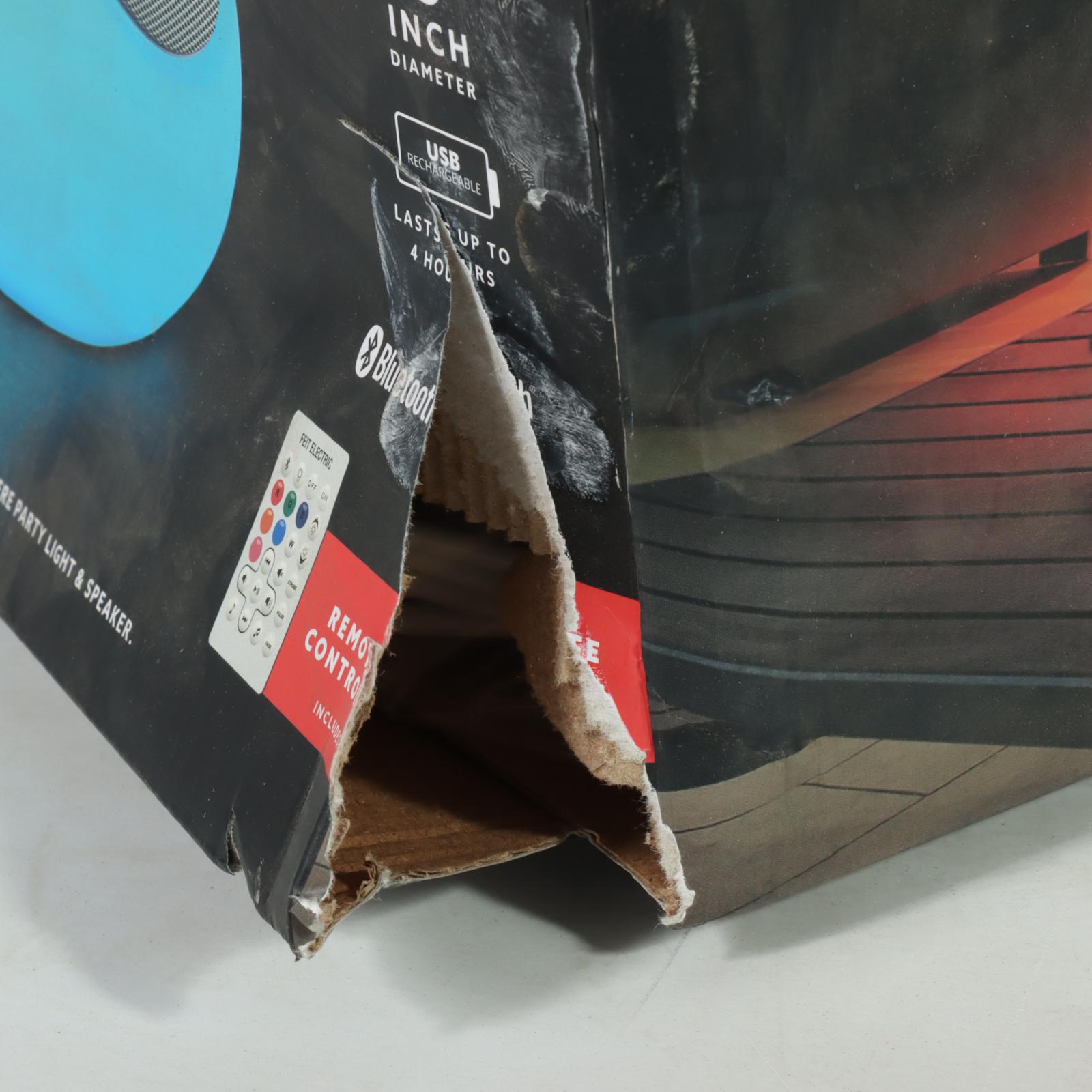 Feit Colorful Remote-Control Orb Light and Bluetooth Speaker