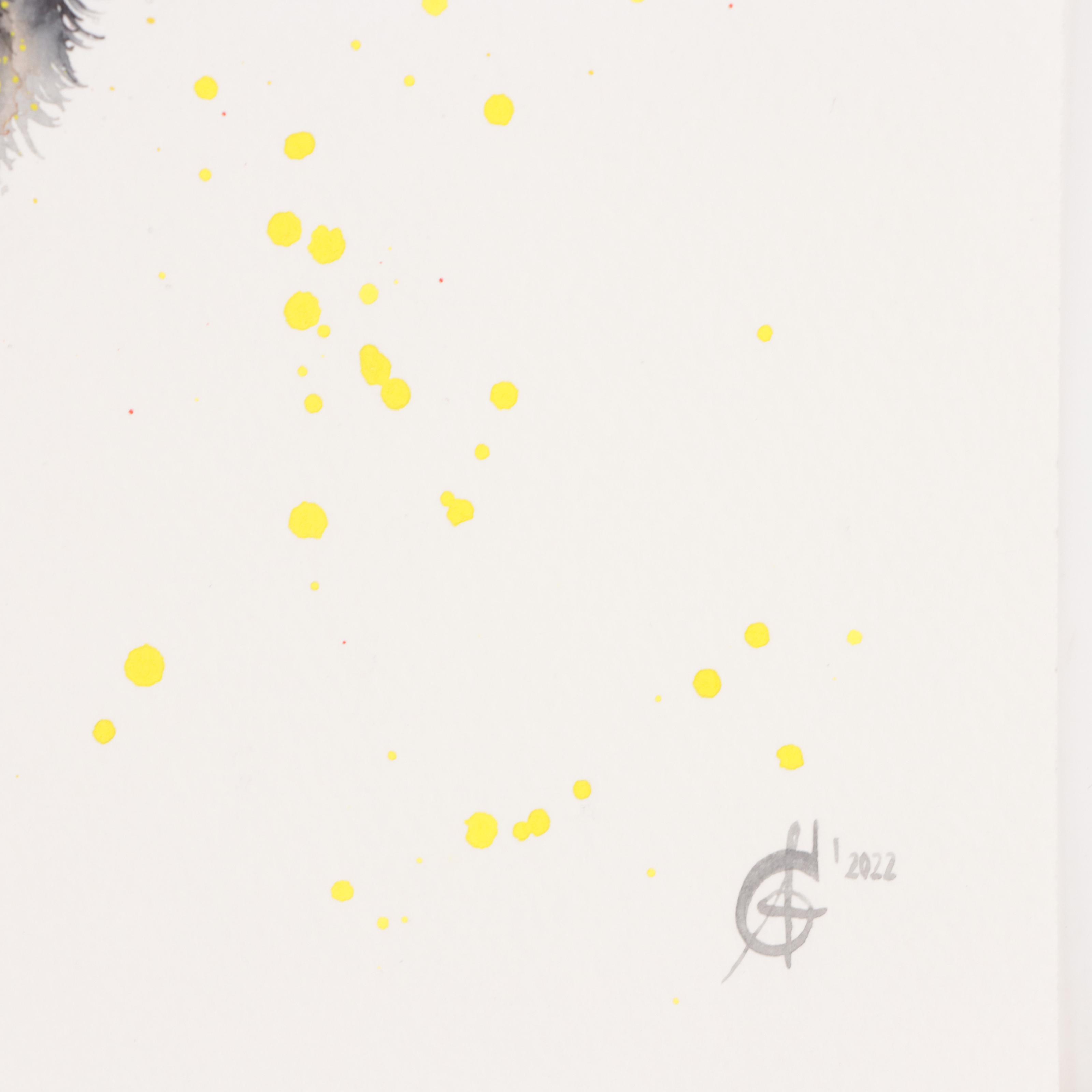 Alyona Glushchenko Watercolor Painting of Bee, 2022