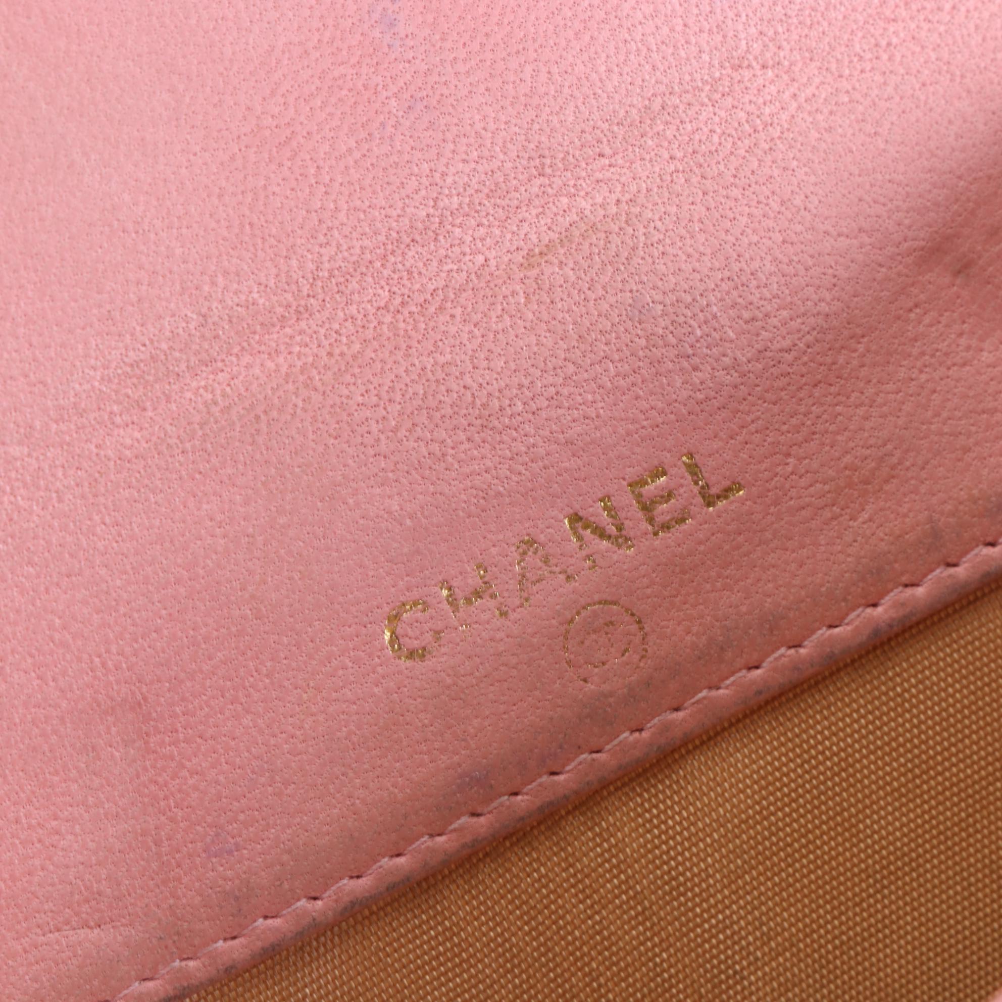Chanel French Flap Wallet in Pink Caviar Leather