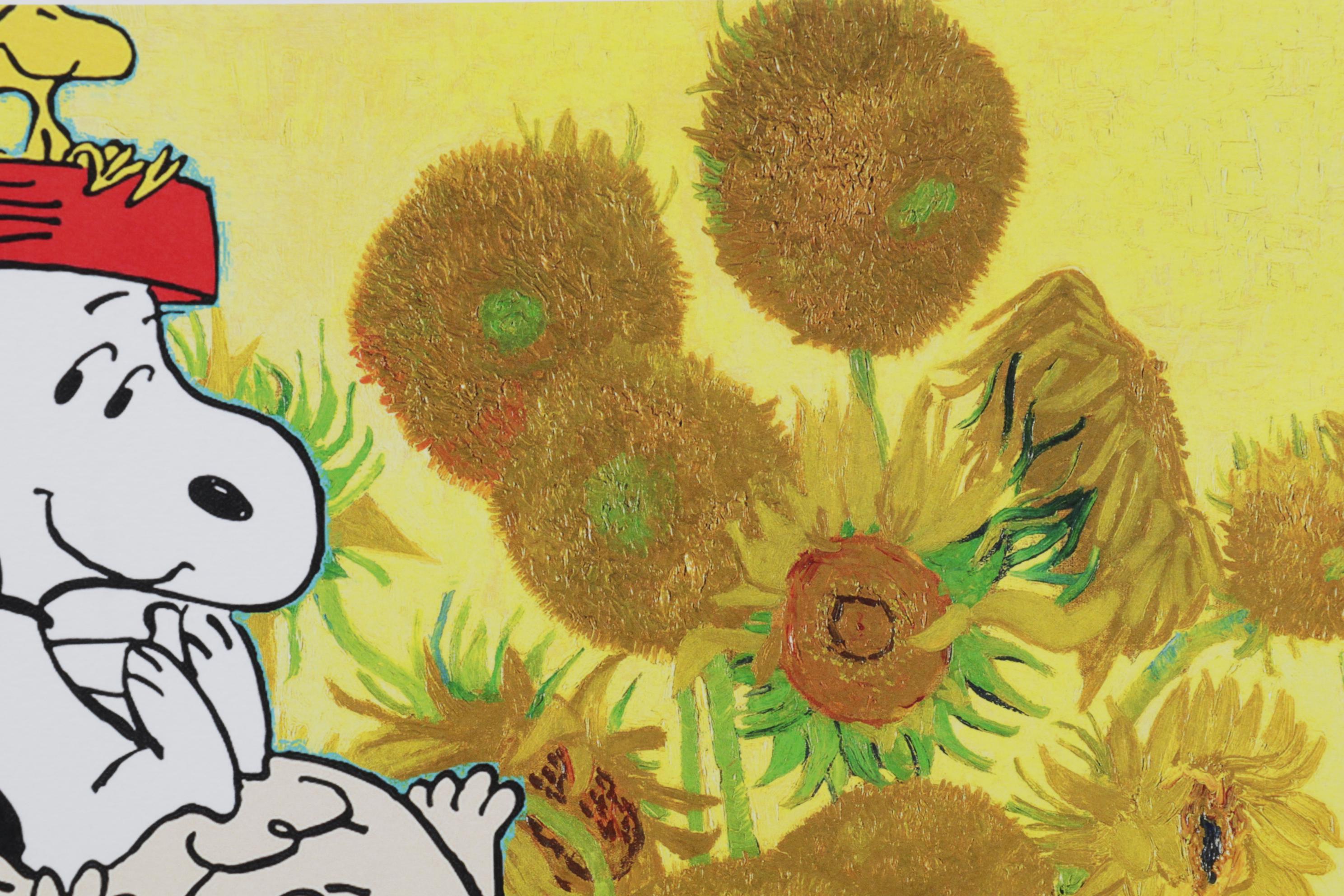 Death NYC Digital Pop Art Print "Peanuts / Van Gogh," 2022
