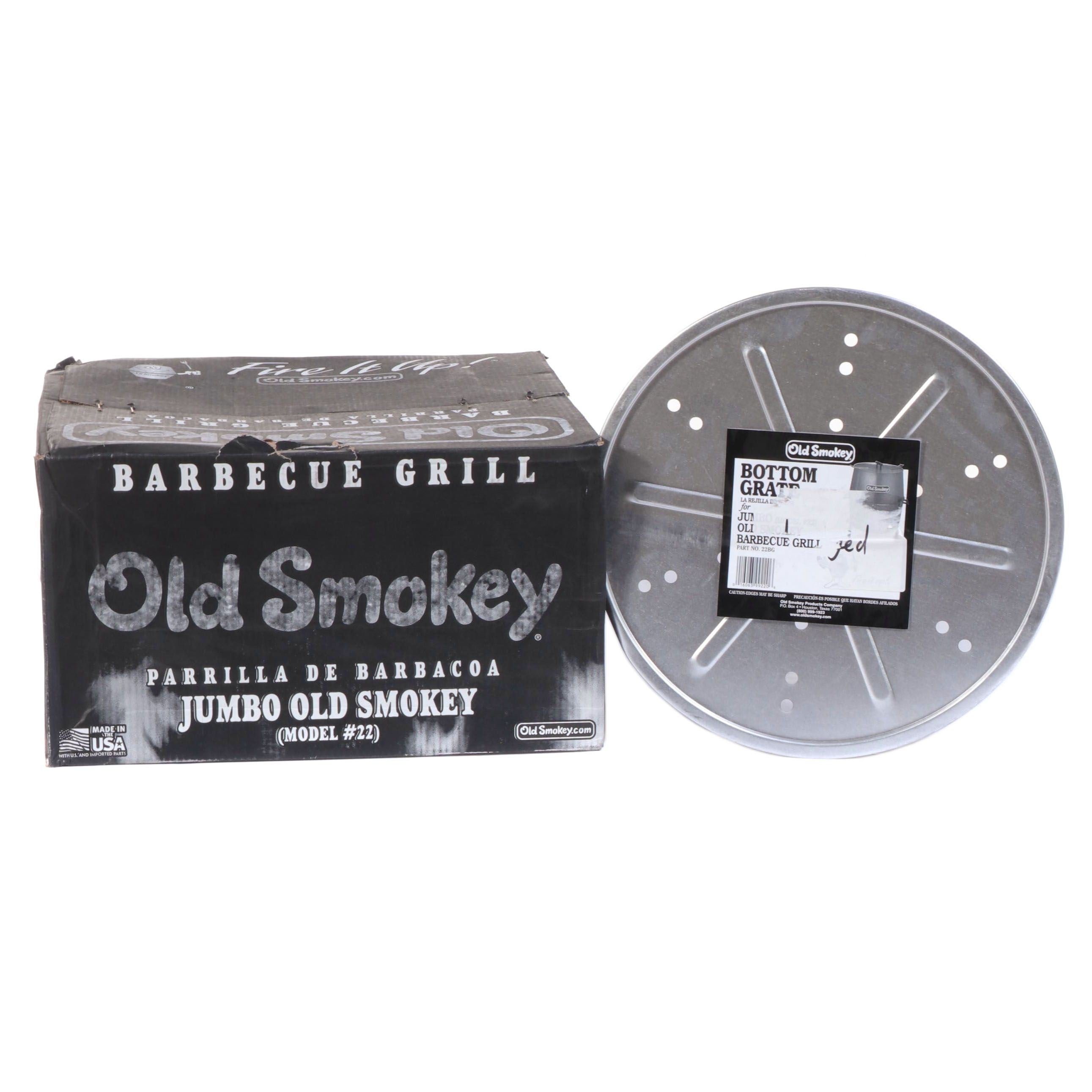 Old Smokey Jumbo Barbecue Grill