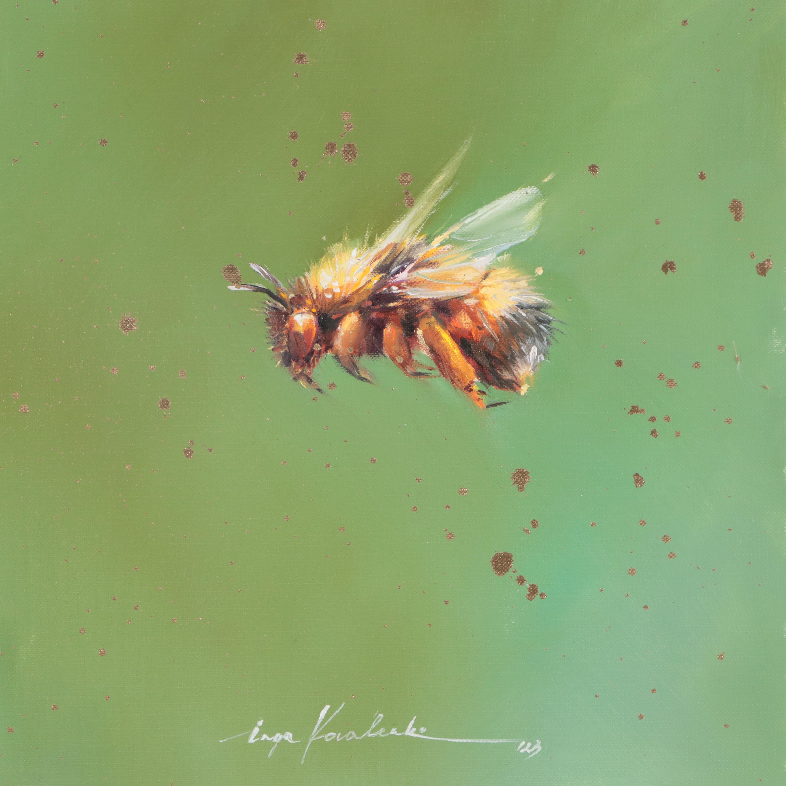 Inga Kovalenko Oil Painting of Bee, 2023