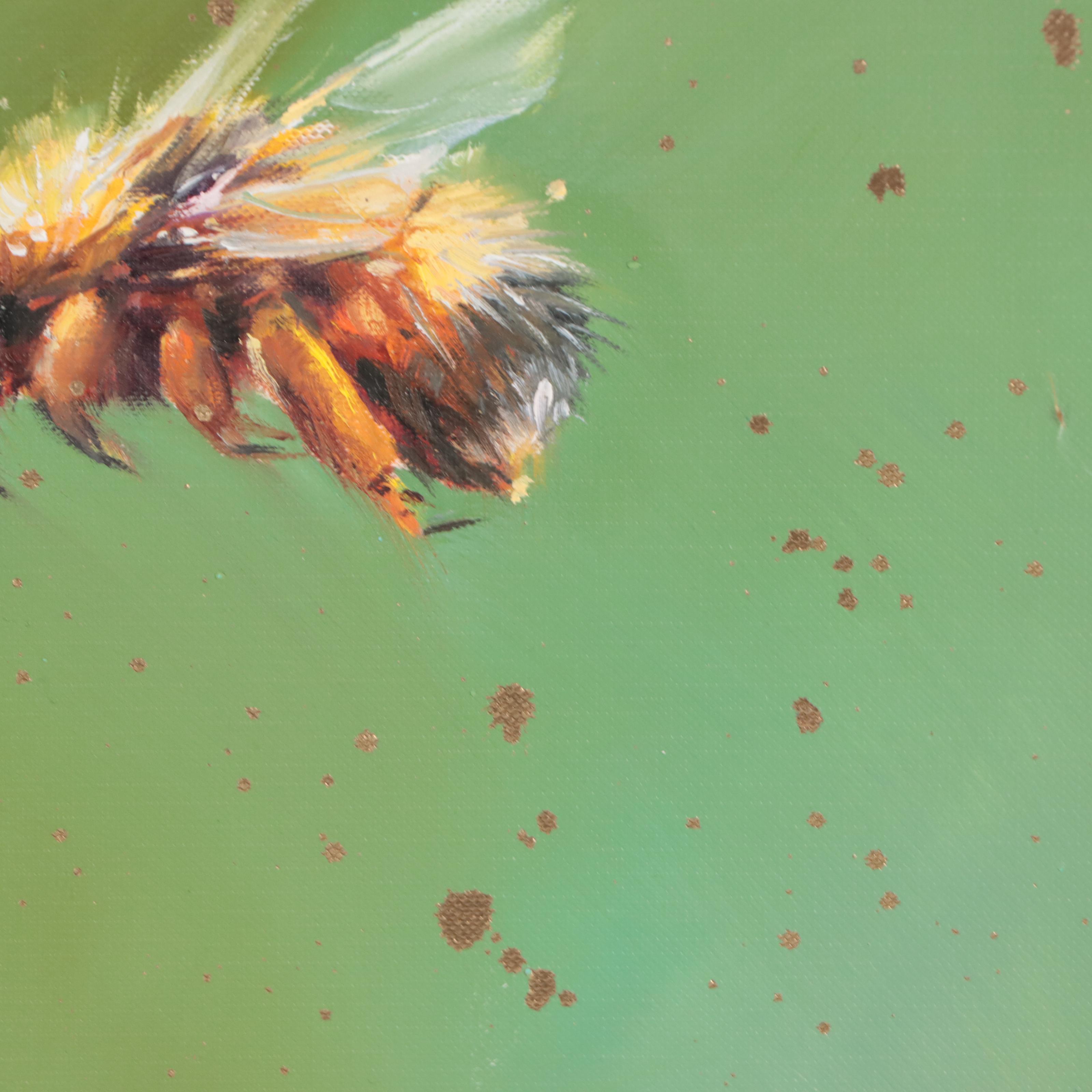 Inga Kovalenko Oil Painting of Bee, 2023