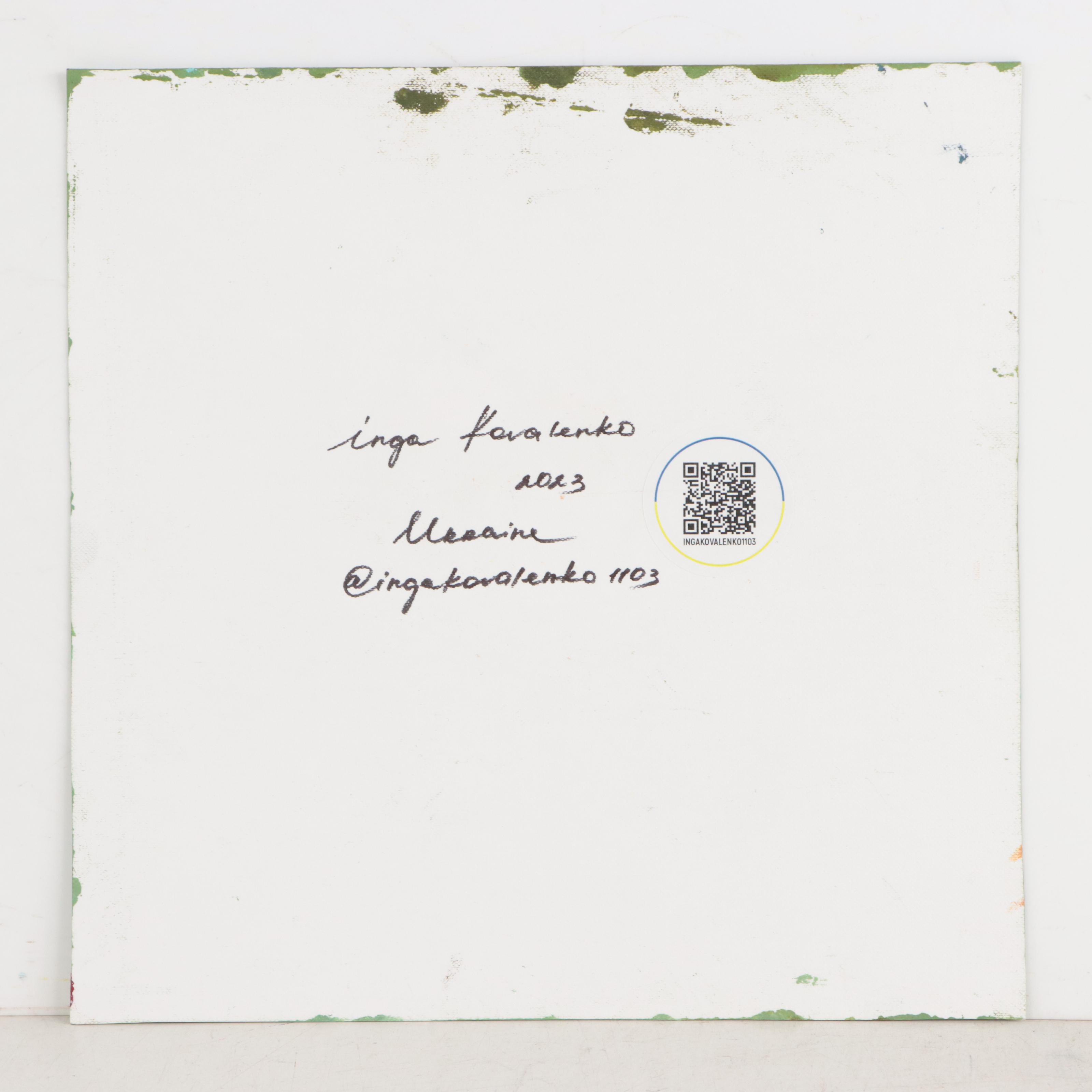 Inga Kovalenko Oil Painting of Bee, 2023