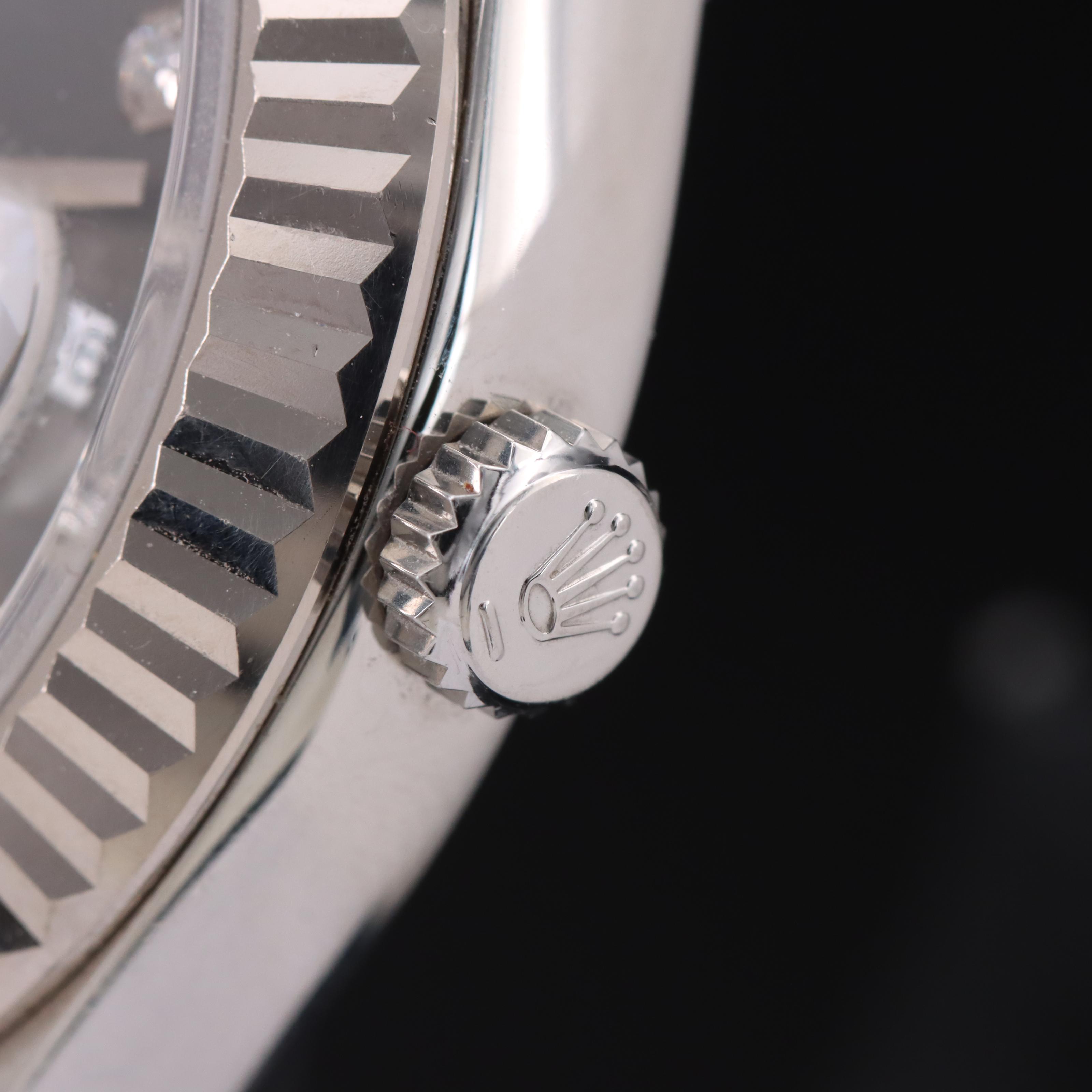 2014 - 2015 Rolex Oyster Perpetual Factory Diamond Dial Datejust II Watch