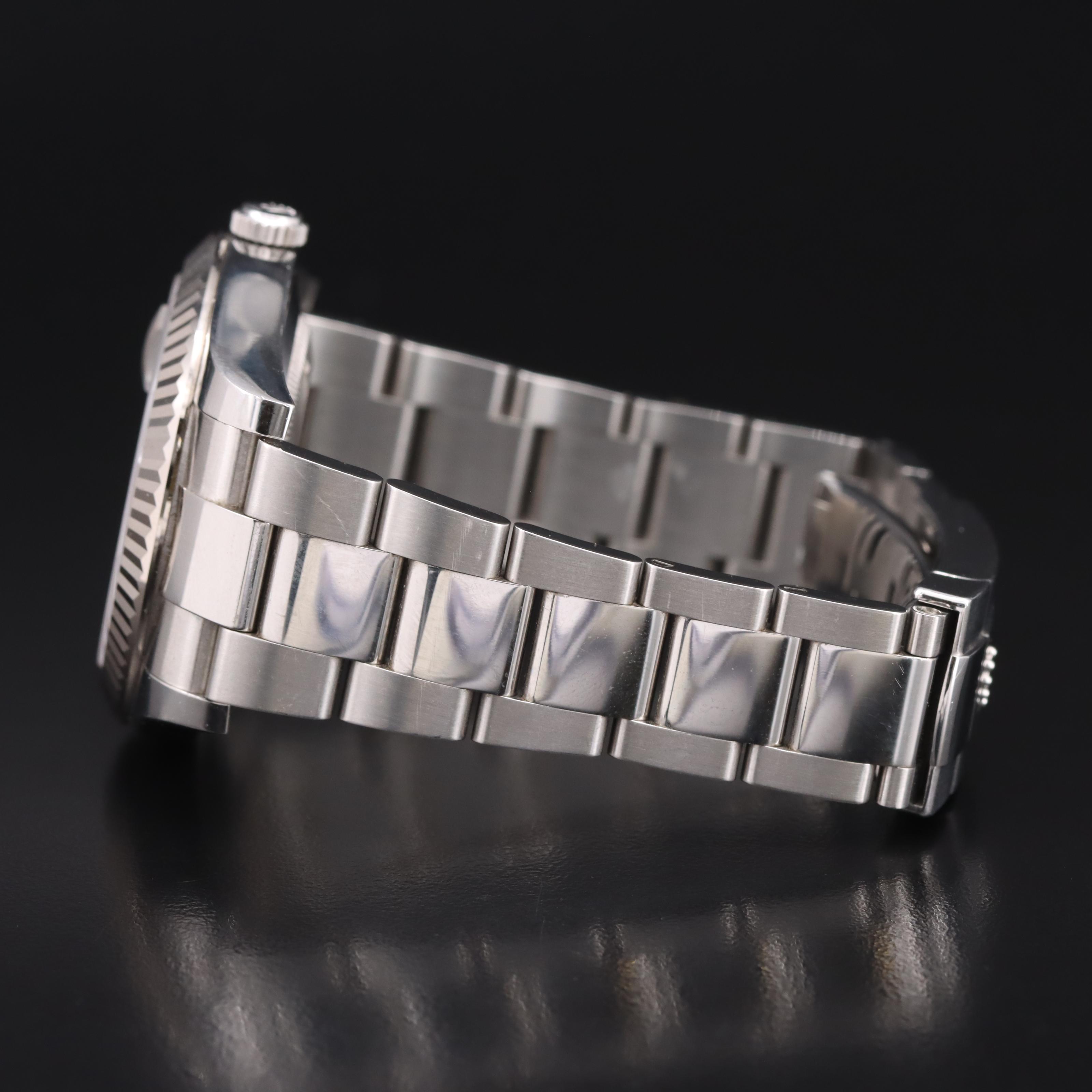 2014 - 2015 Rolex Oyster Perpetual Factory Diamond Dial Datejust II Watch