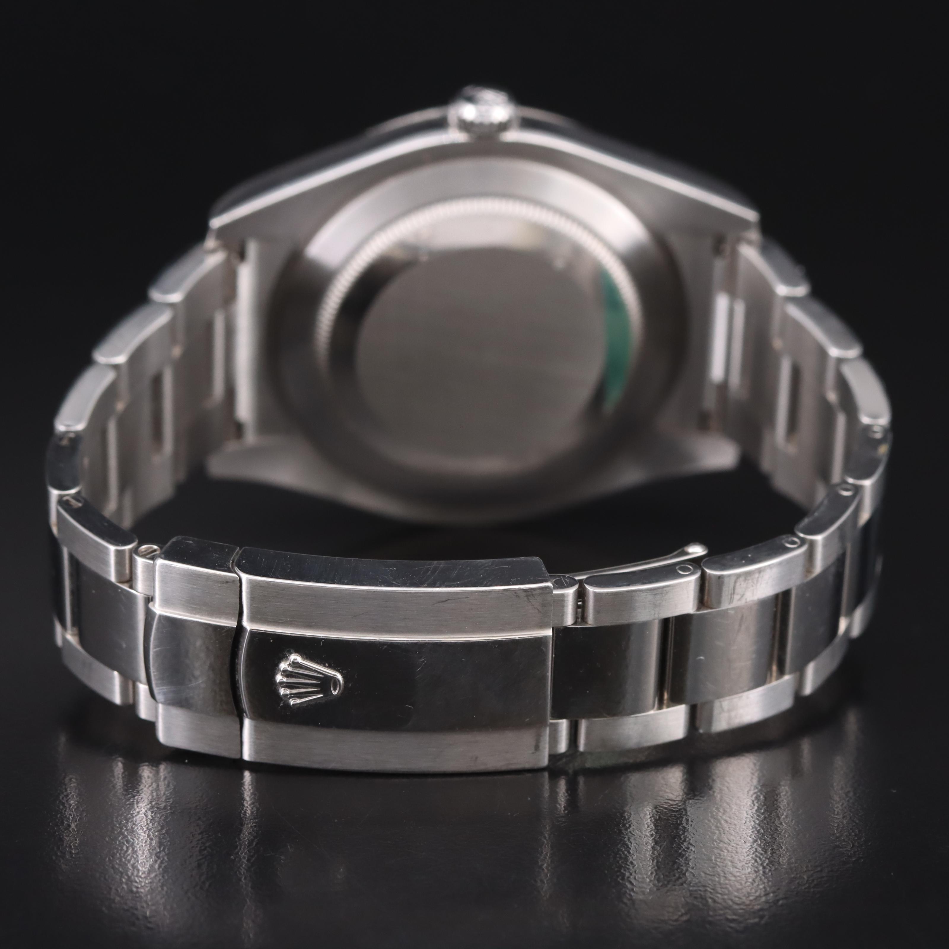 2014 - 2015 Rolex Oyster Perpetual Factory Diamond Dial Datejust II Watch