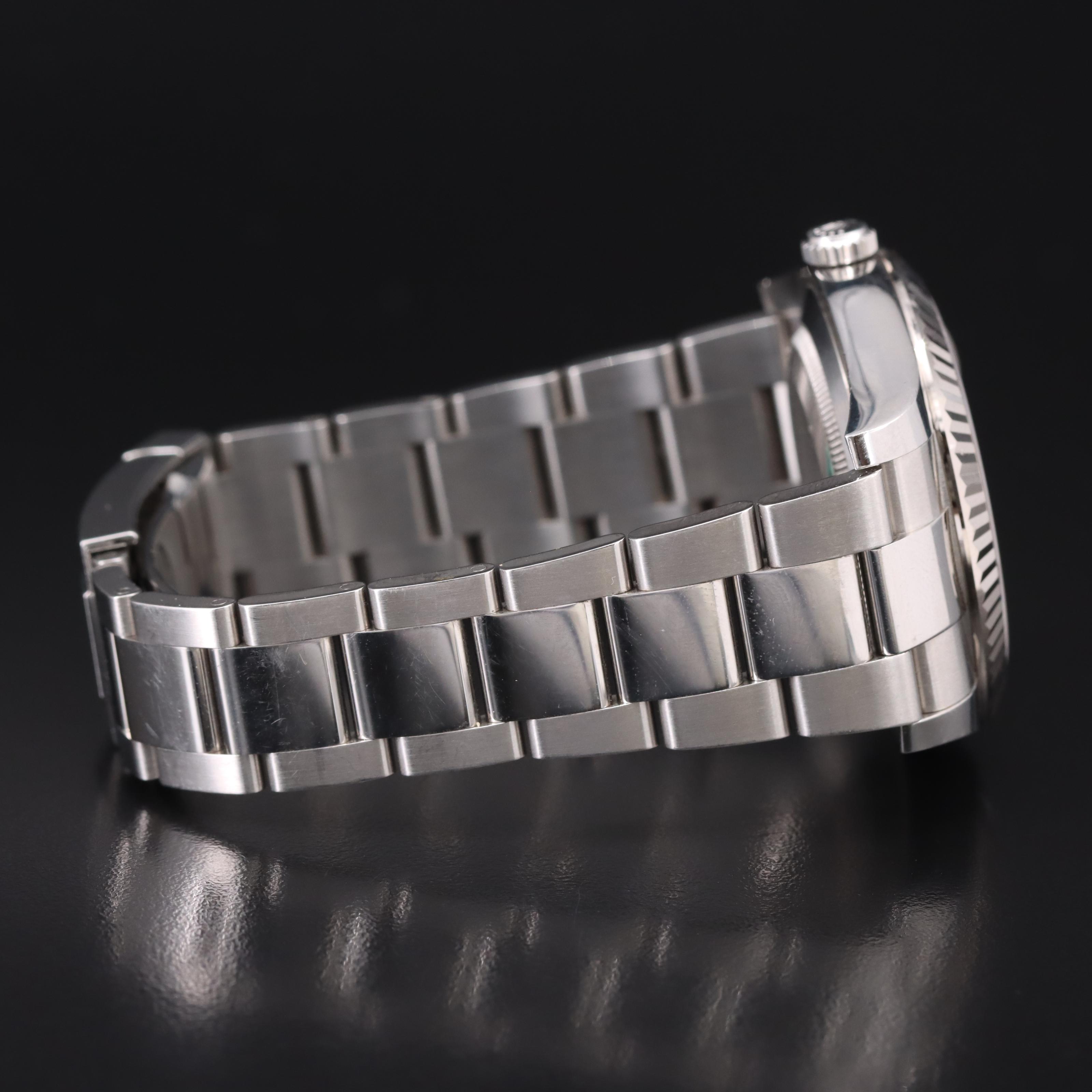 2014 - 2015 Rolex Oyster Perpetual Factory Diamond Dial Datejust II Watch