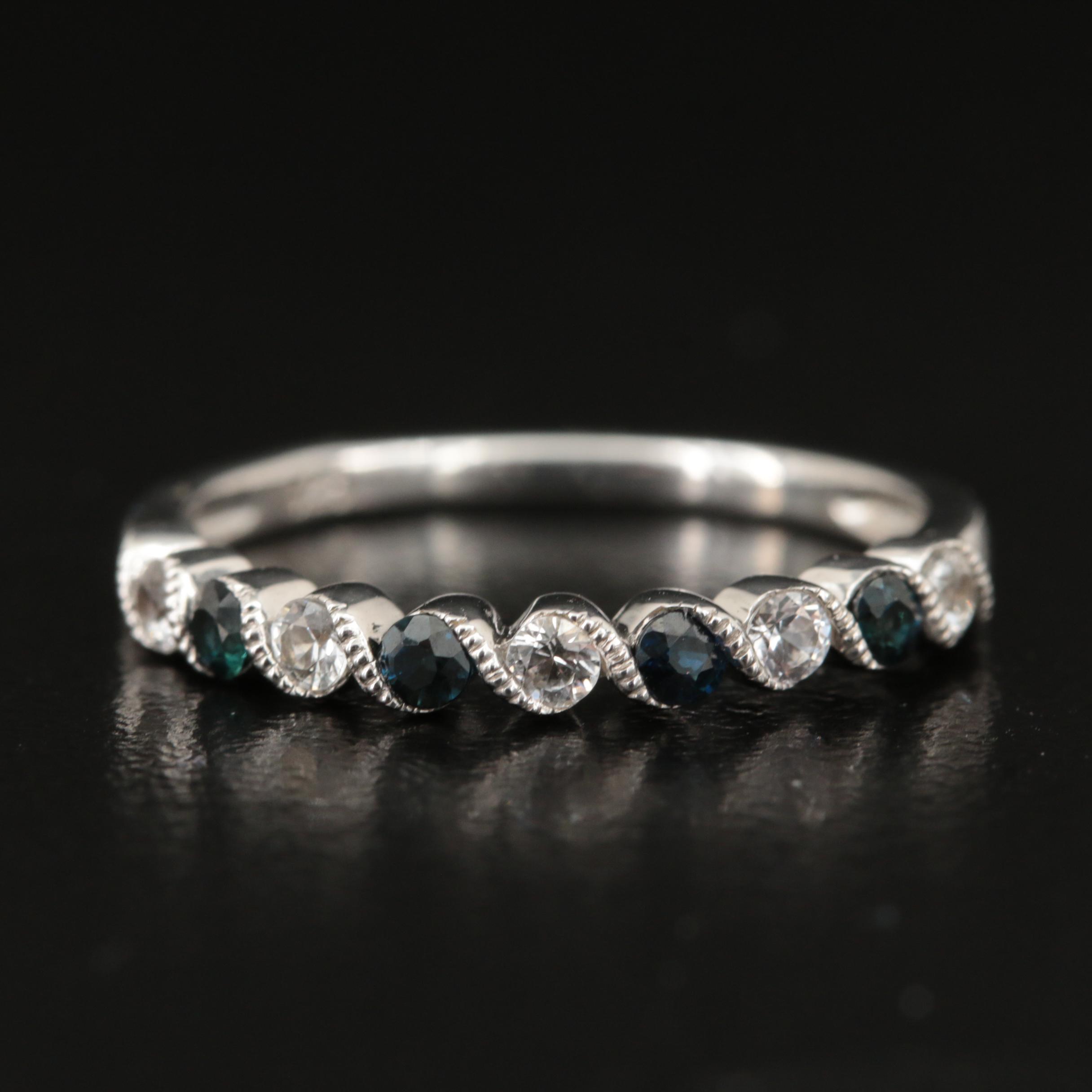 Sterling Sapphire Ring