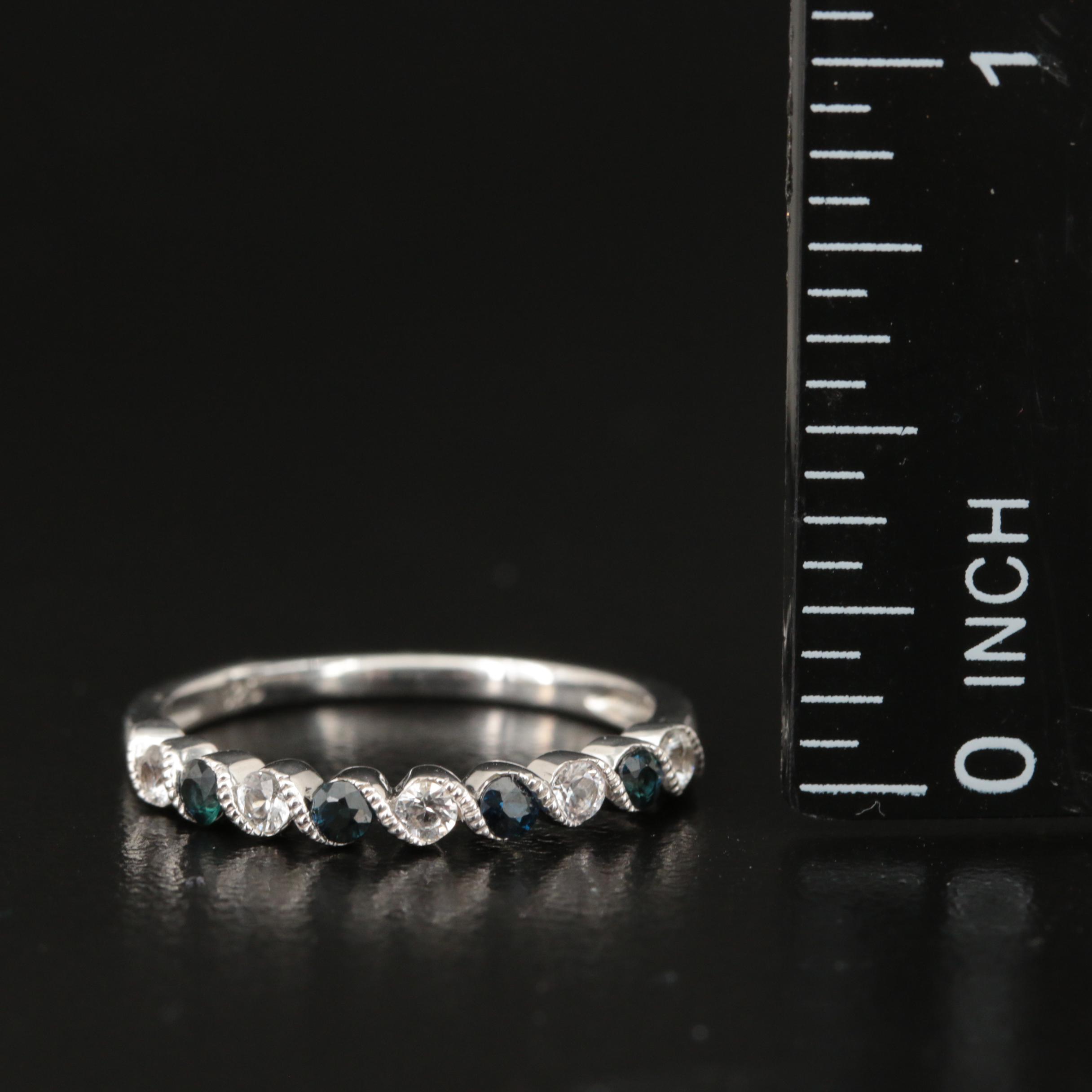 Sterling Sapphire Ring