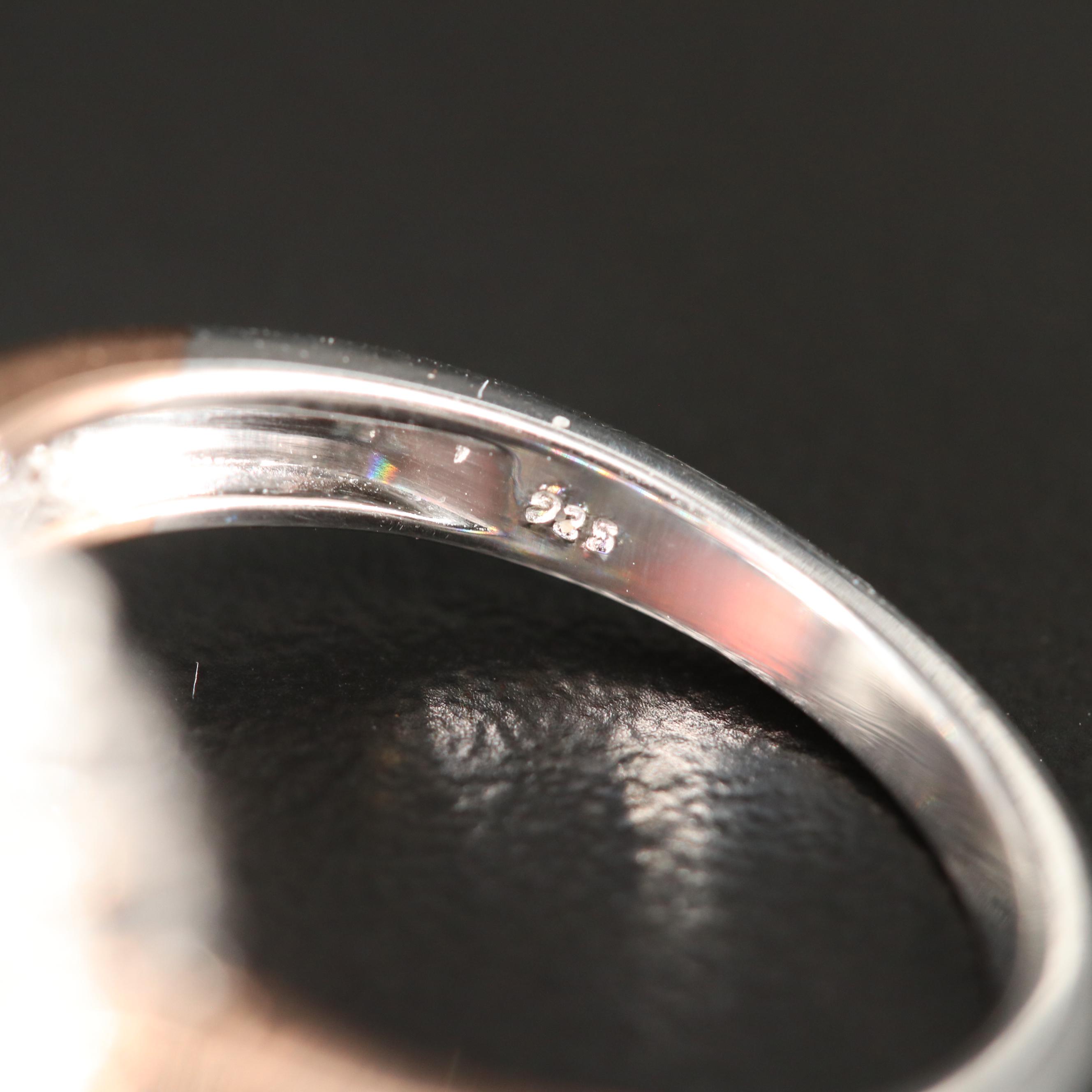 Sterling Opal and Sapphire Ring