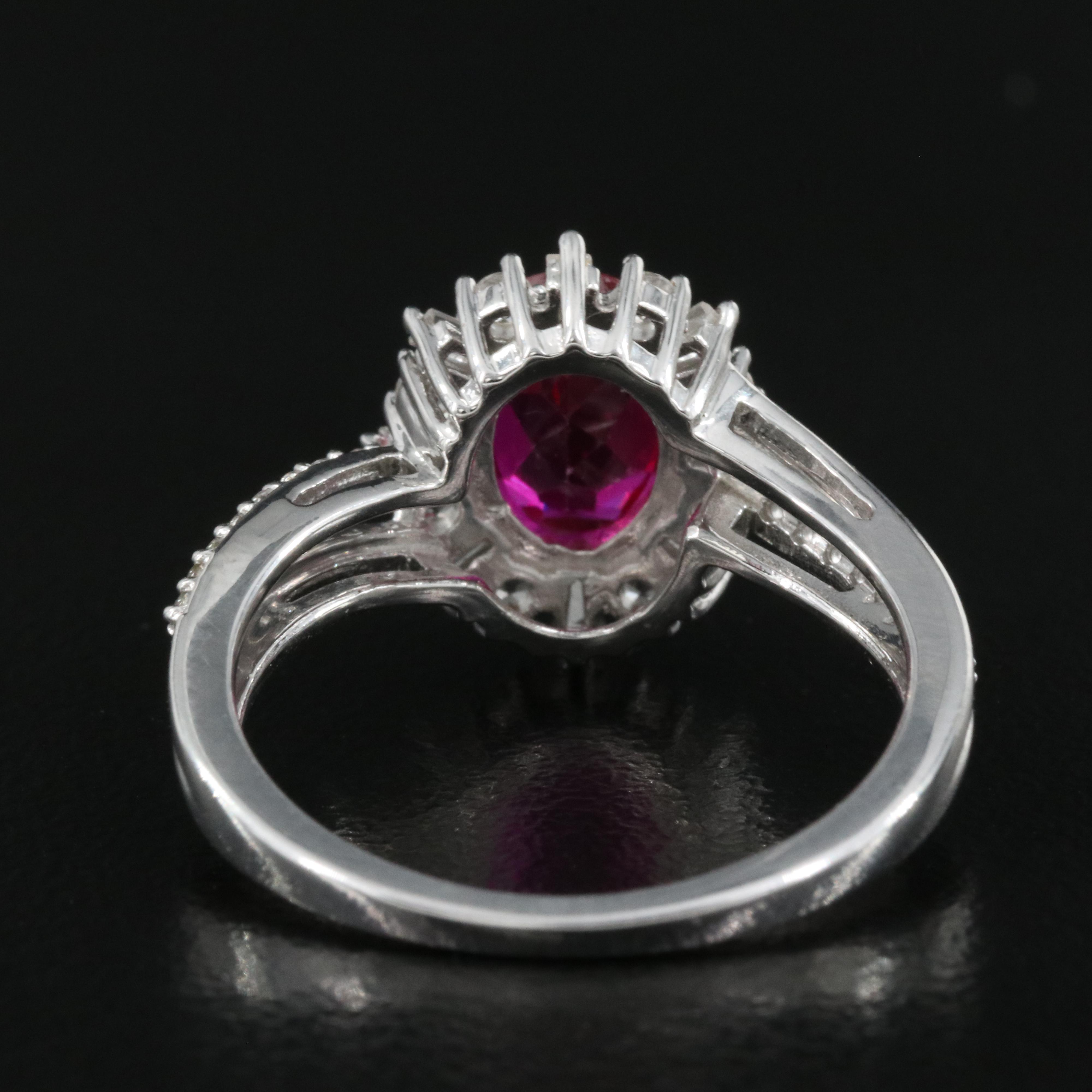 Sterling Ruby and Sapphire Ring