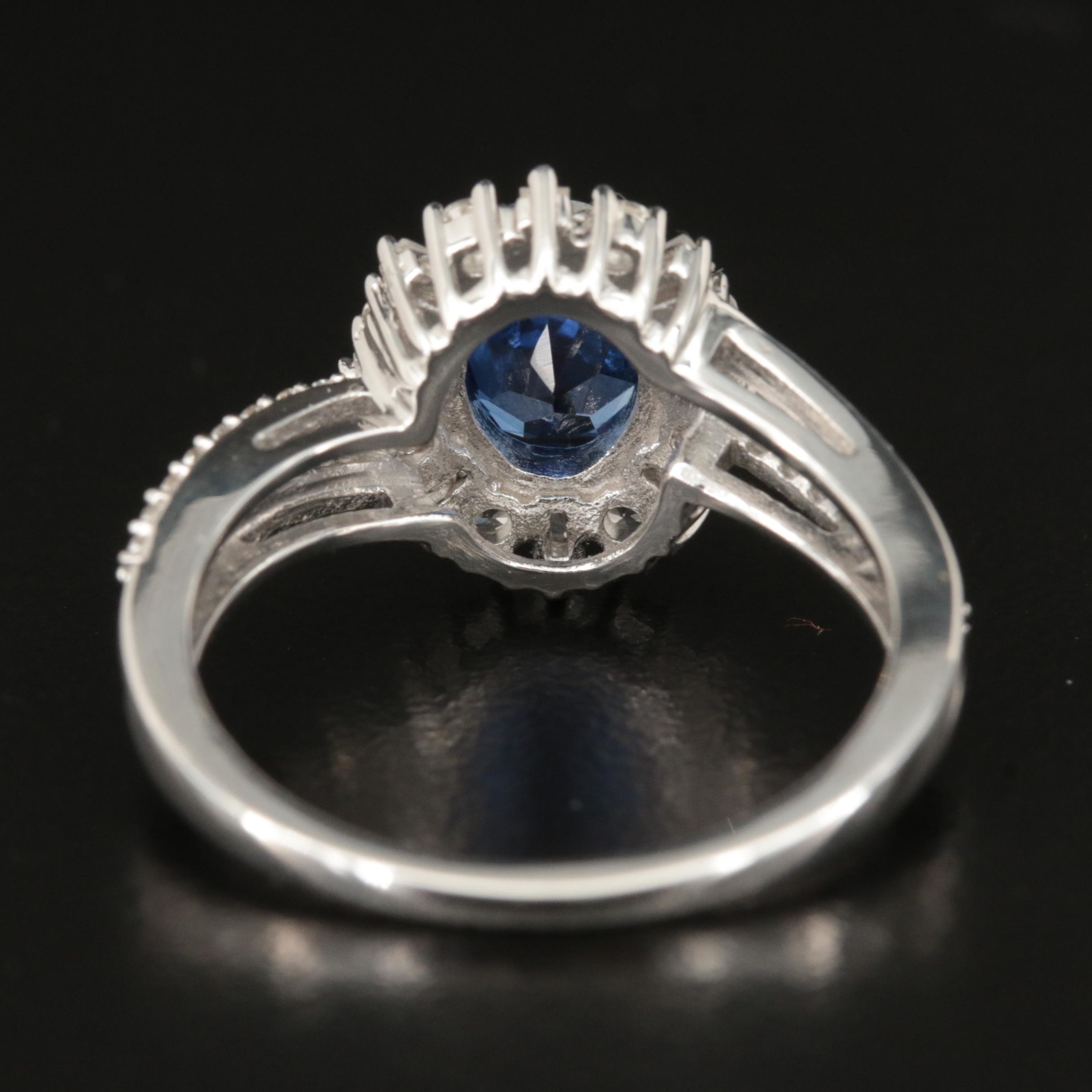 Sterling Sapphire Ring