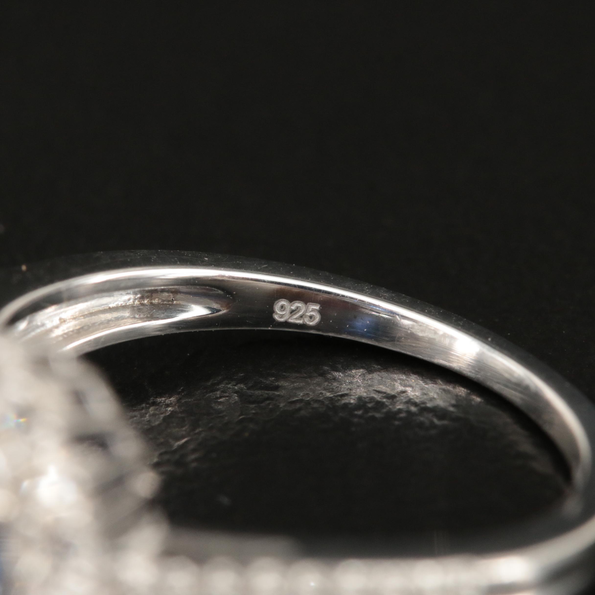 Sterling Sapphire Ring