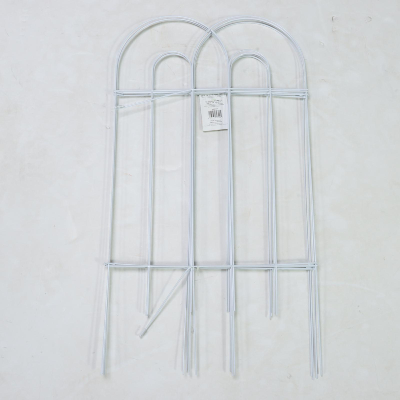 Panacea Patio & Garden Coated Wire Folding Garden Fence