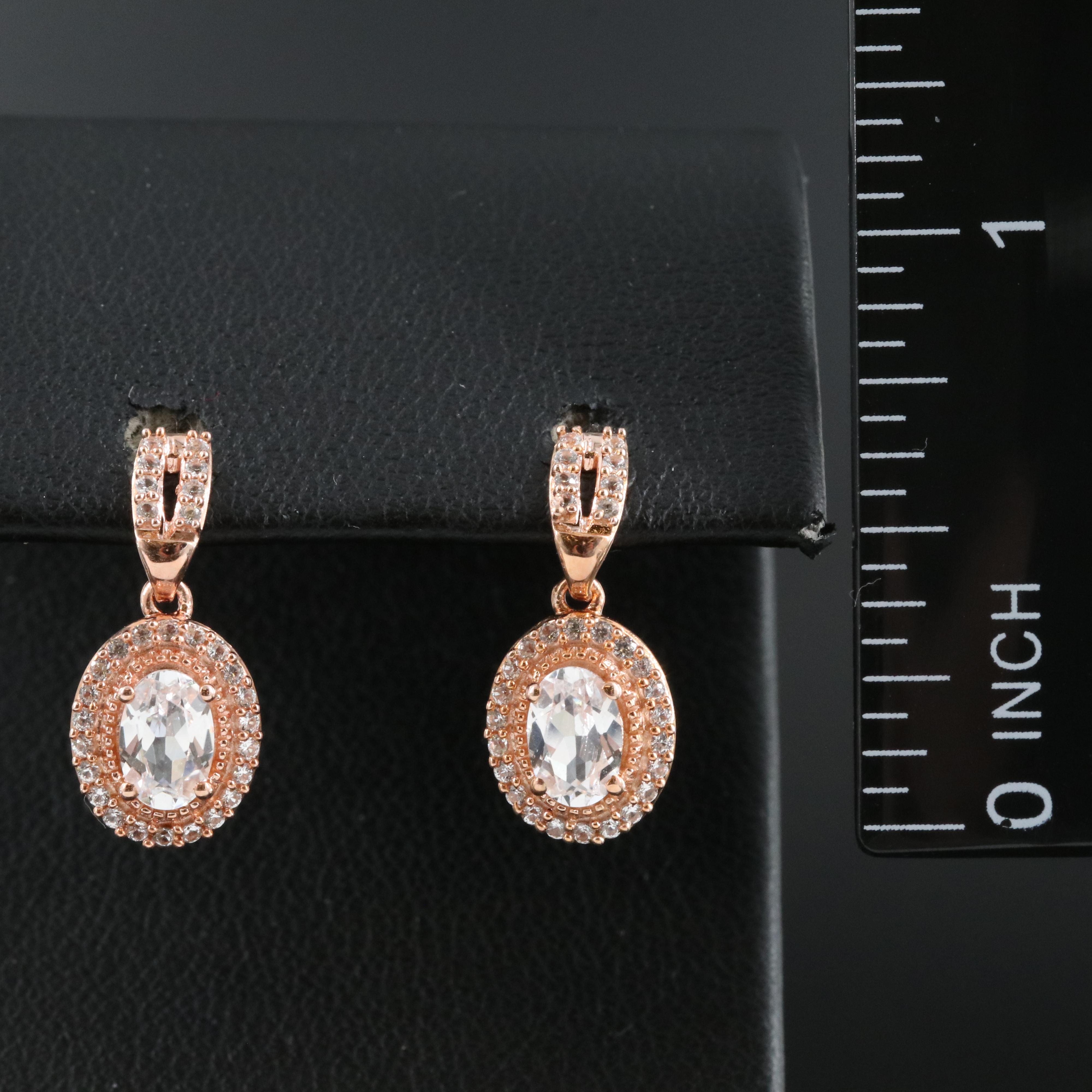 Sterling Sapphire Earrings