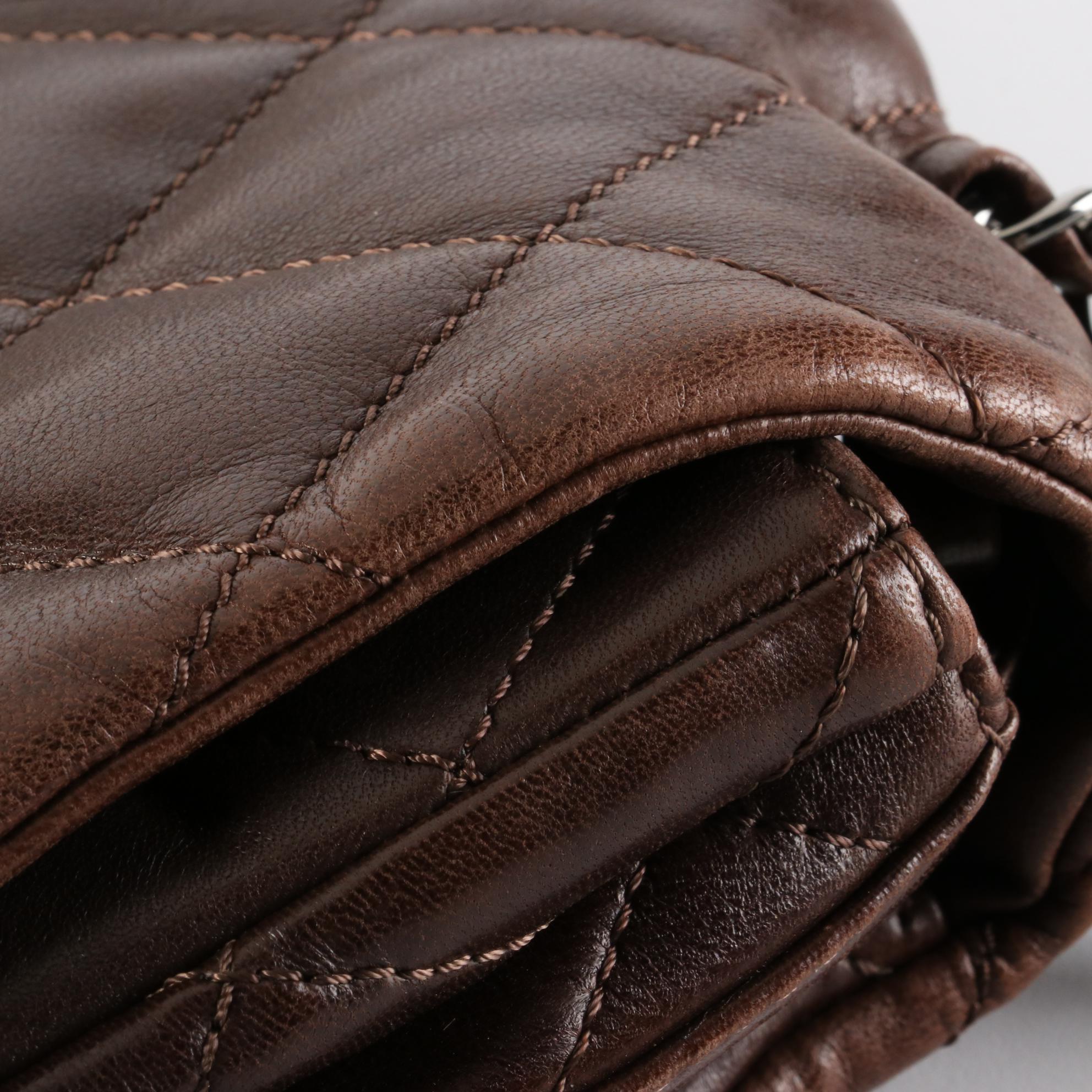 Chanel 3 Accordion Jumbo XL Flap Bag in Quilted Lambskin Leather