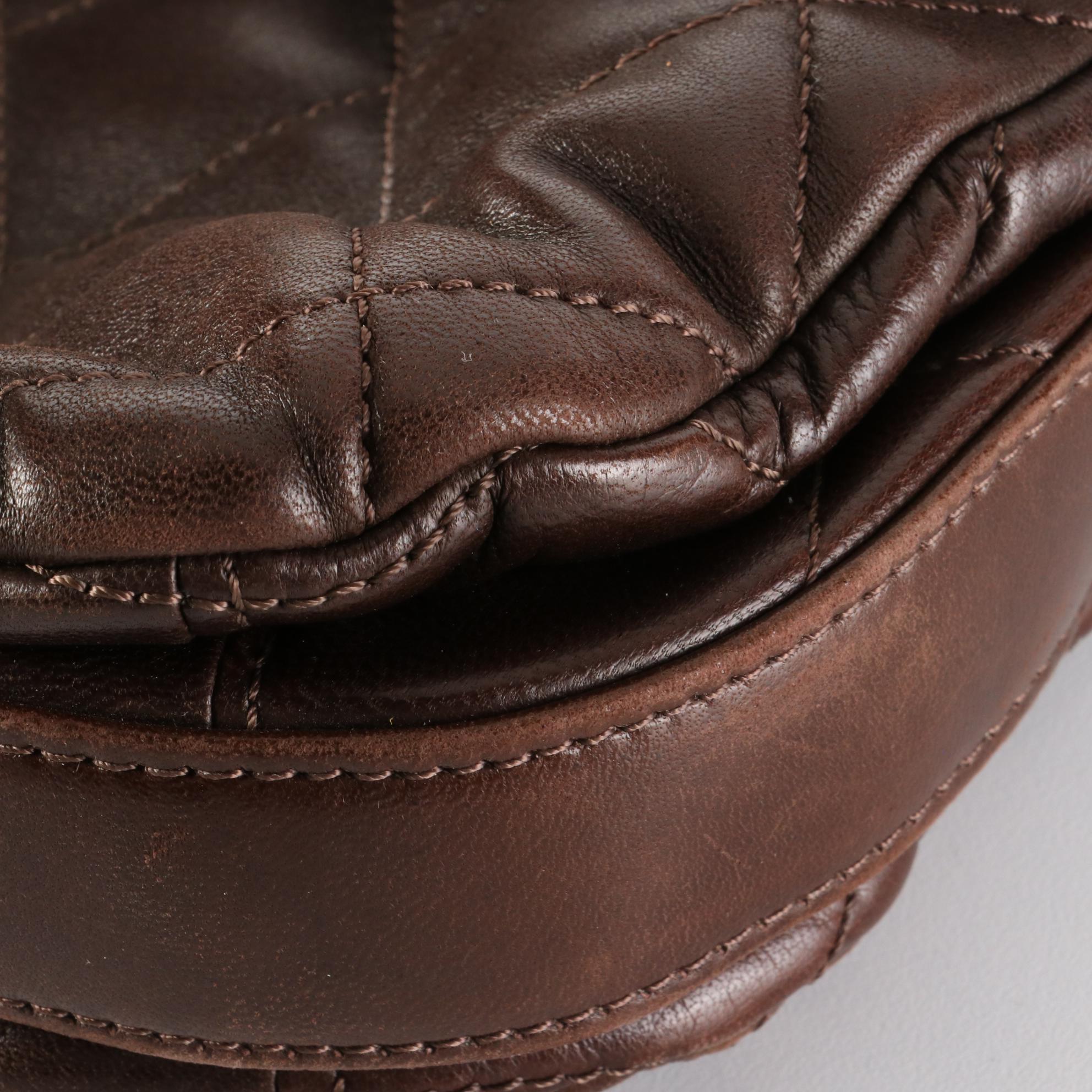 Chanel 3 Accordion Jumbo XL Flap Bag in Quilted Lambskin Leather