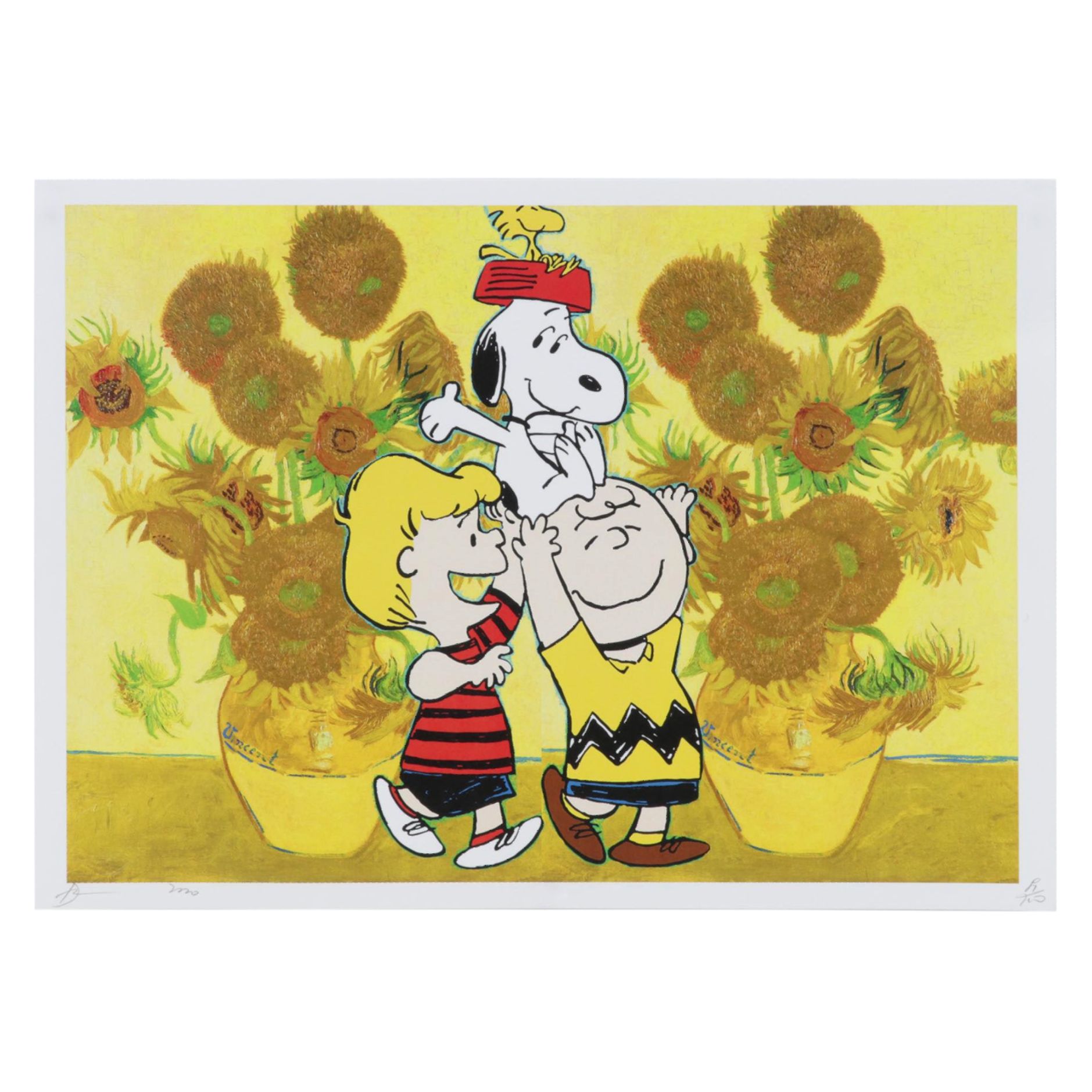 Death NYC Digital Pop Art Print "Peanuts / Van Gogh," 2022