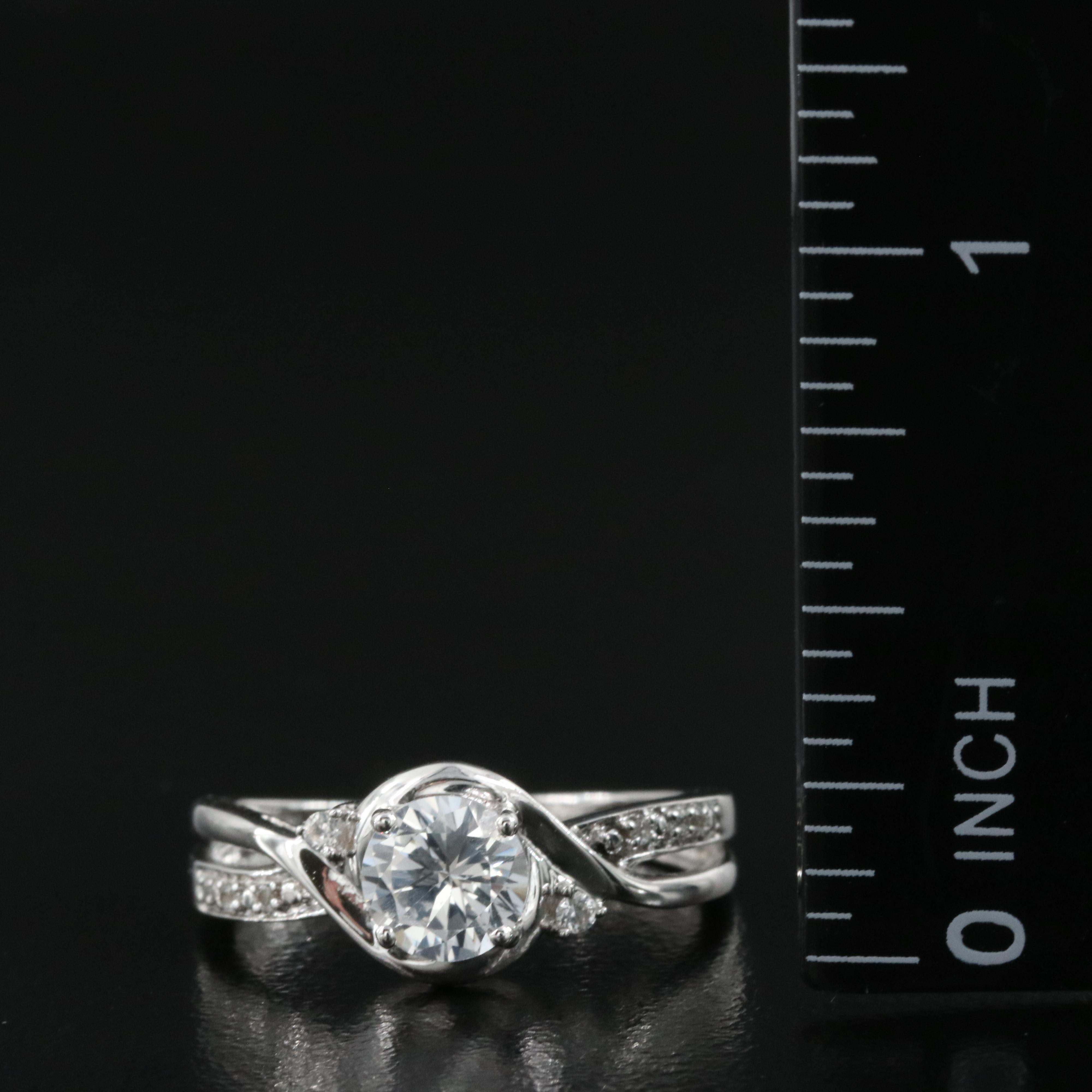 Sterling Sapphire Ring