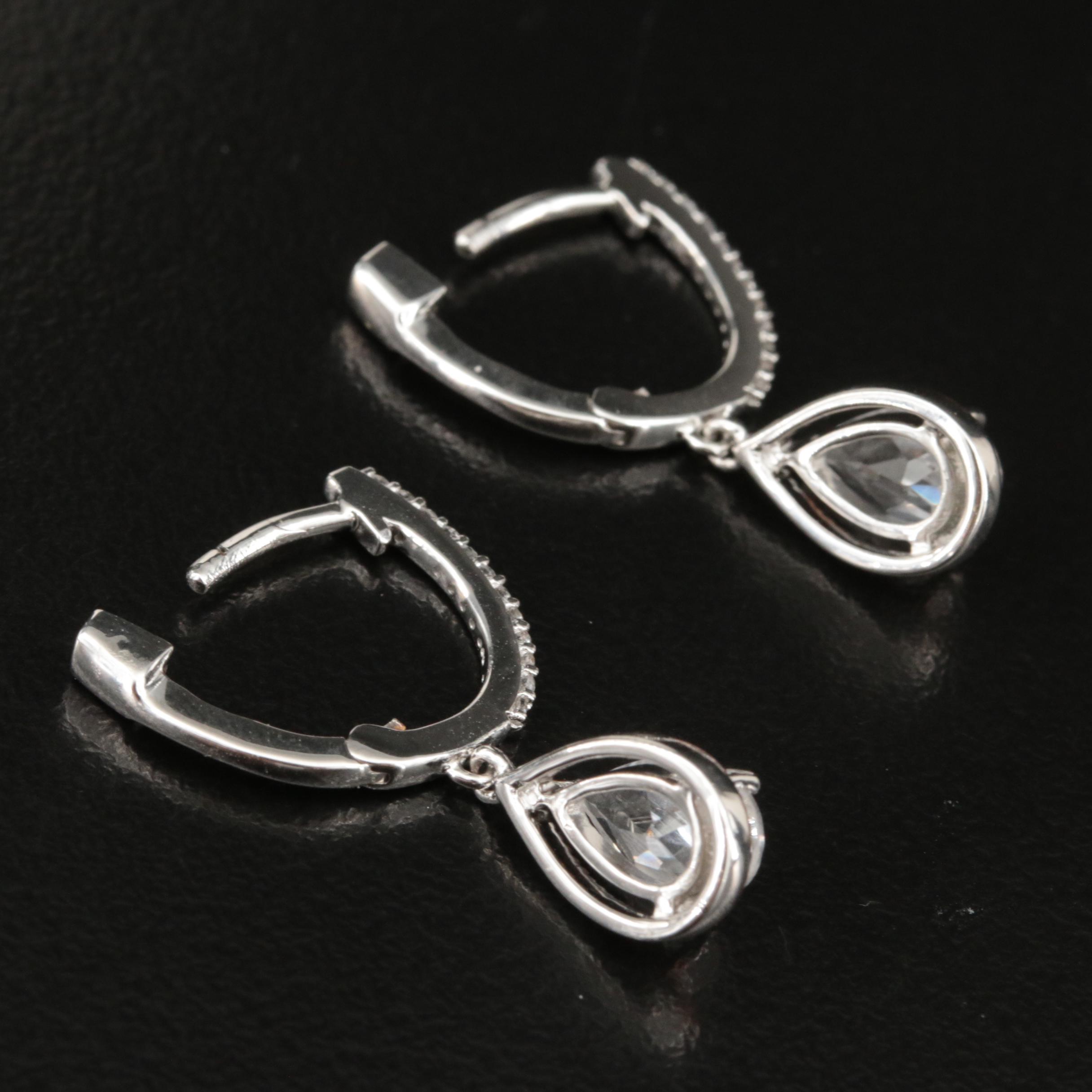 Sterling Sapphire Earrings