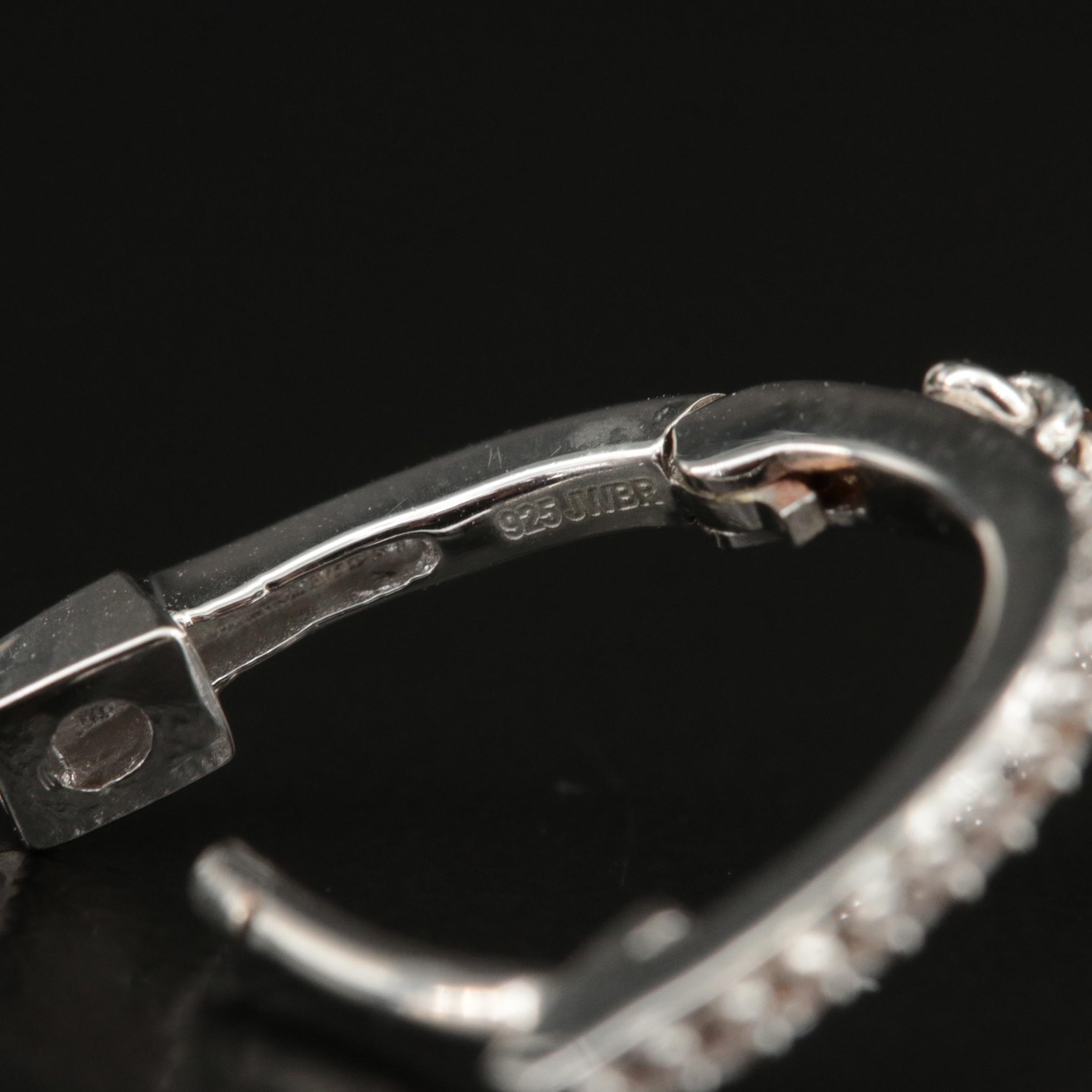 Sterling Sapphire Earrings