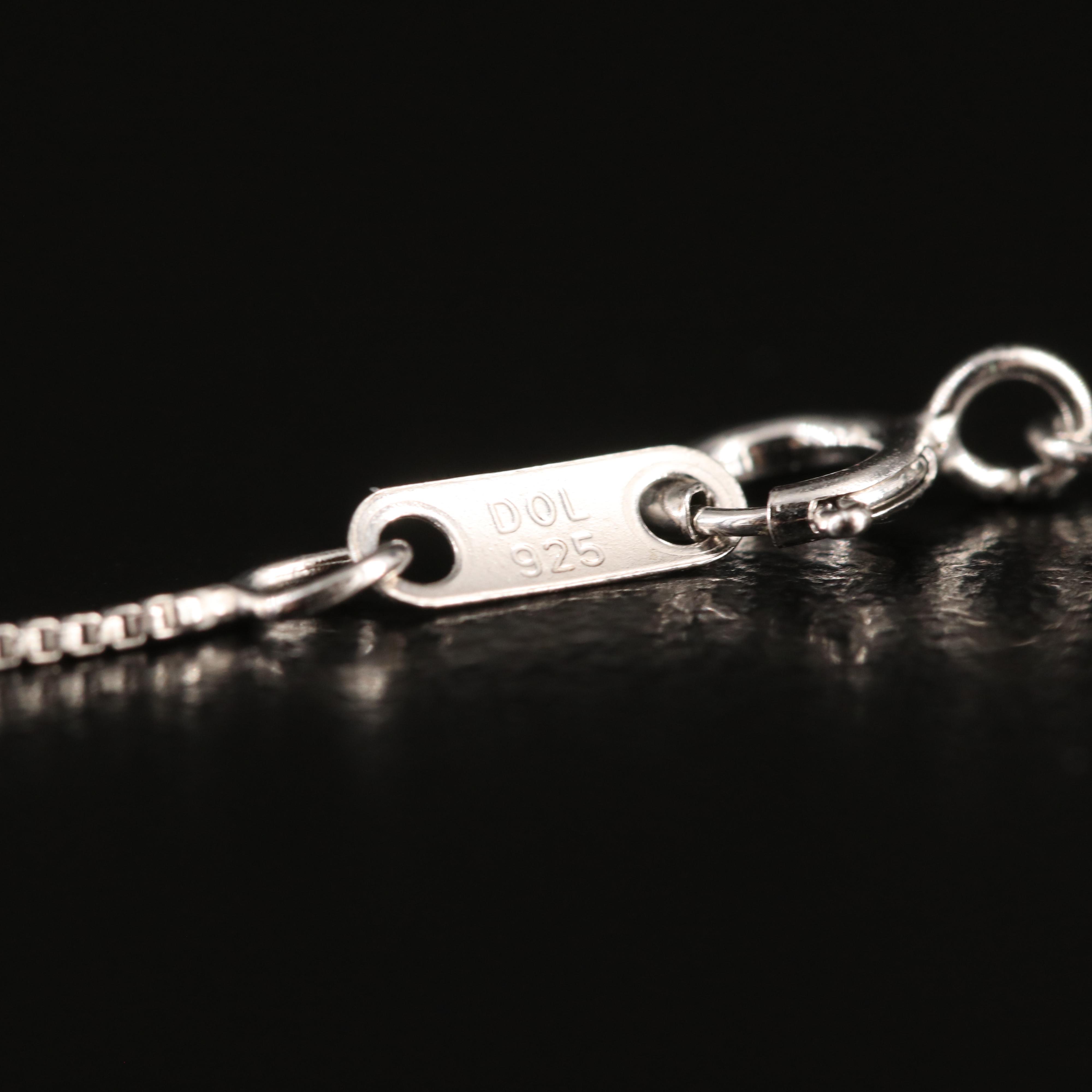 Sterling Emerald and Sapphire Necklace