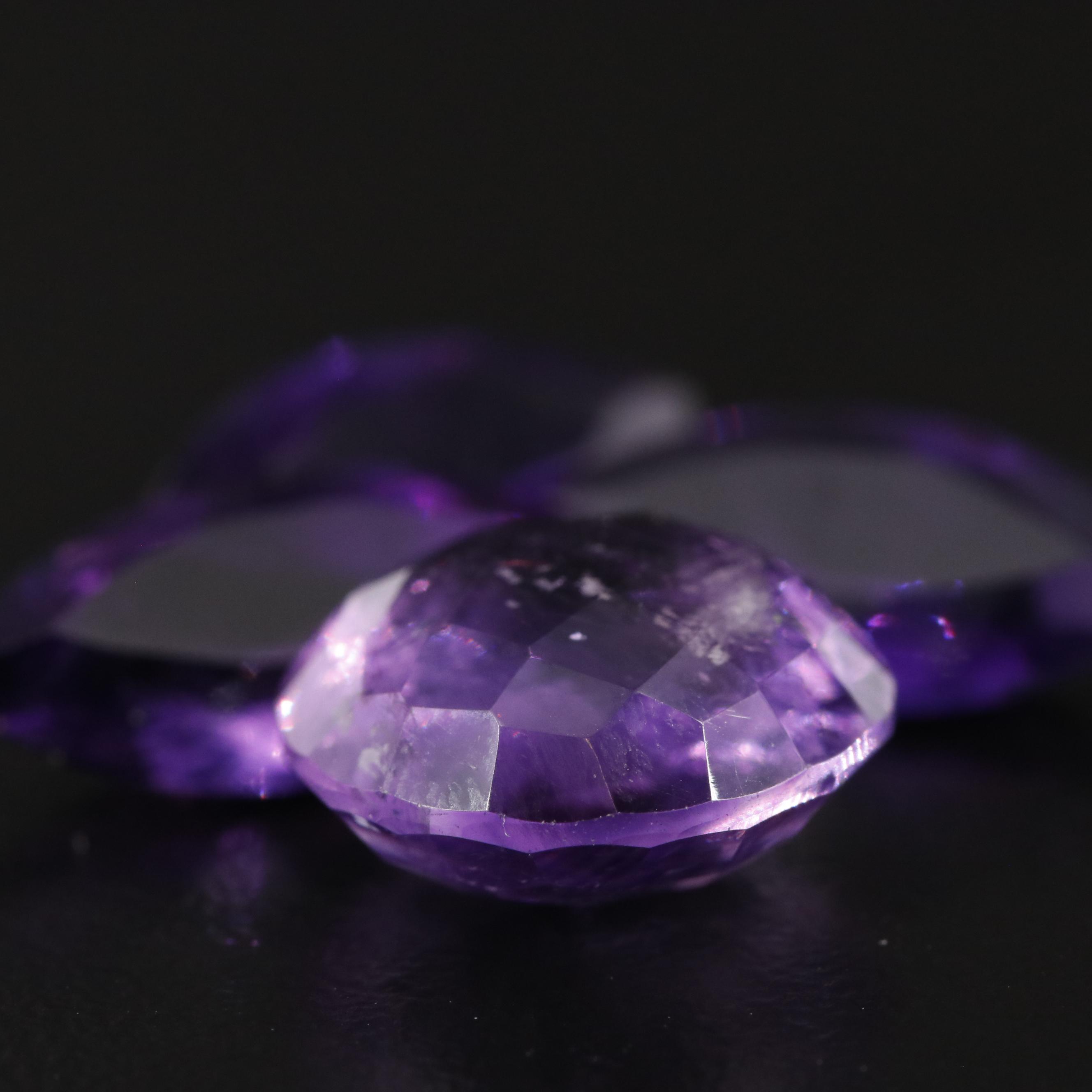 Loose 13.62 CTW Amethyst Lot