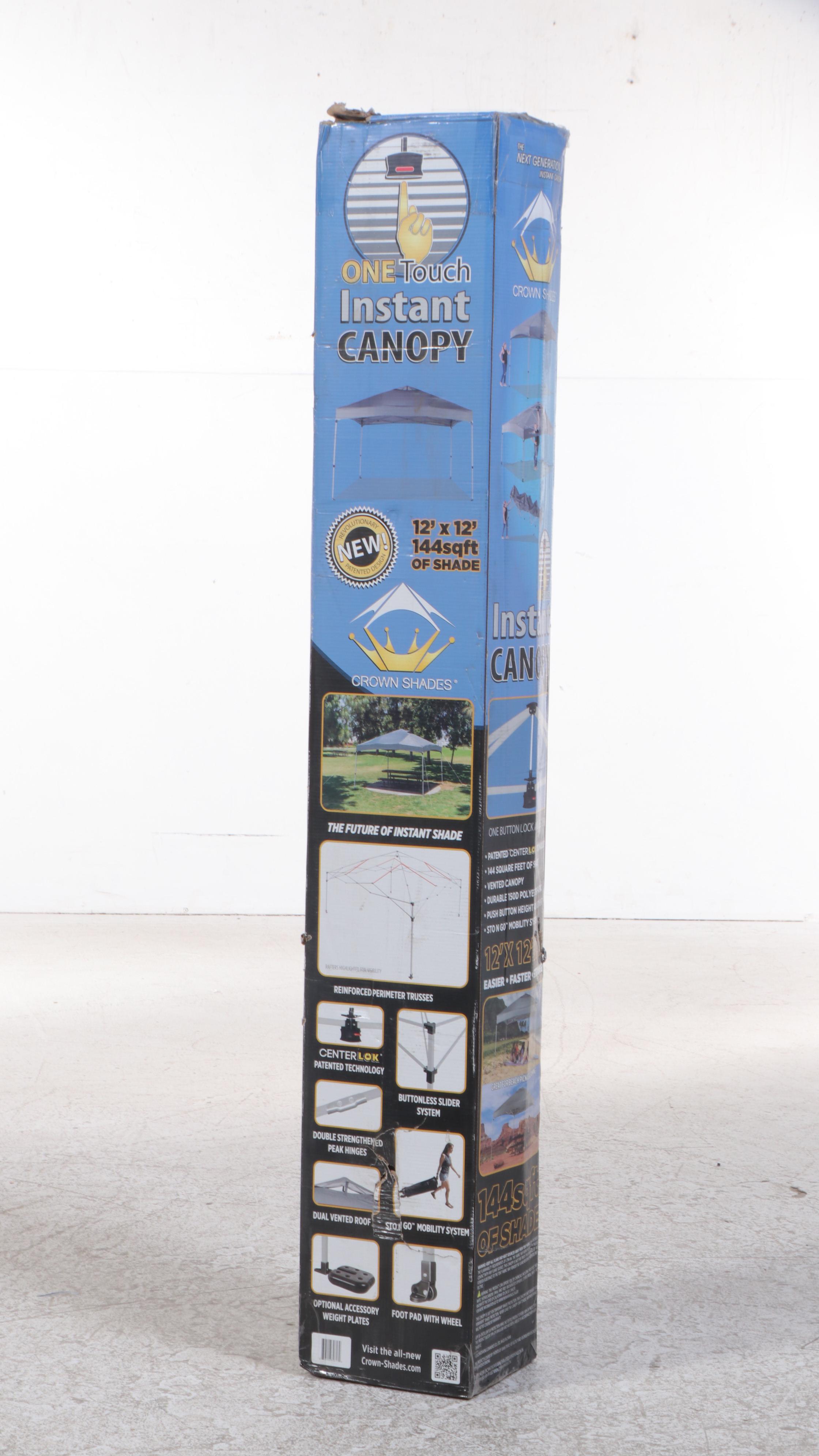 Crown Shades One Touch Polyester Canopy