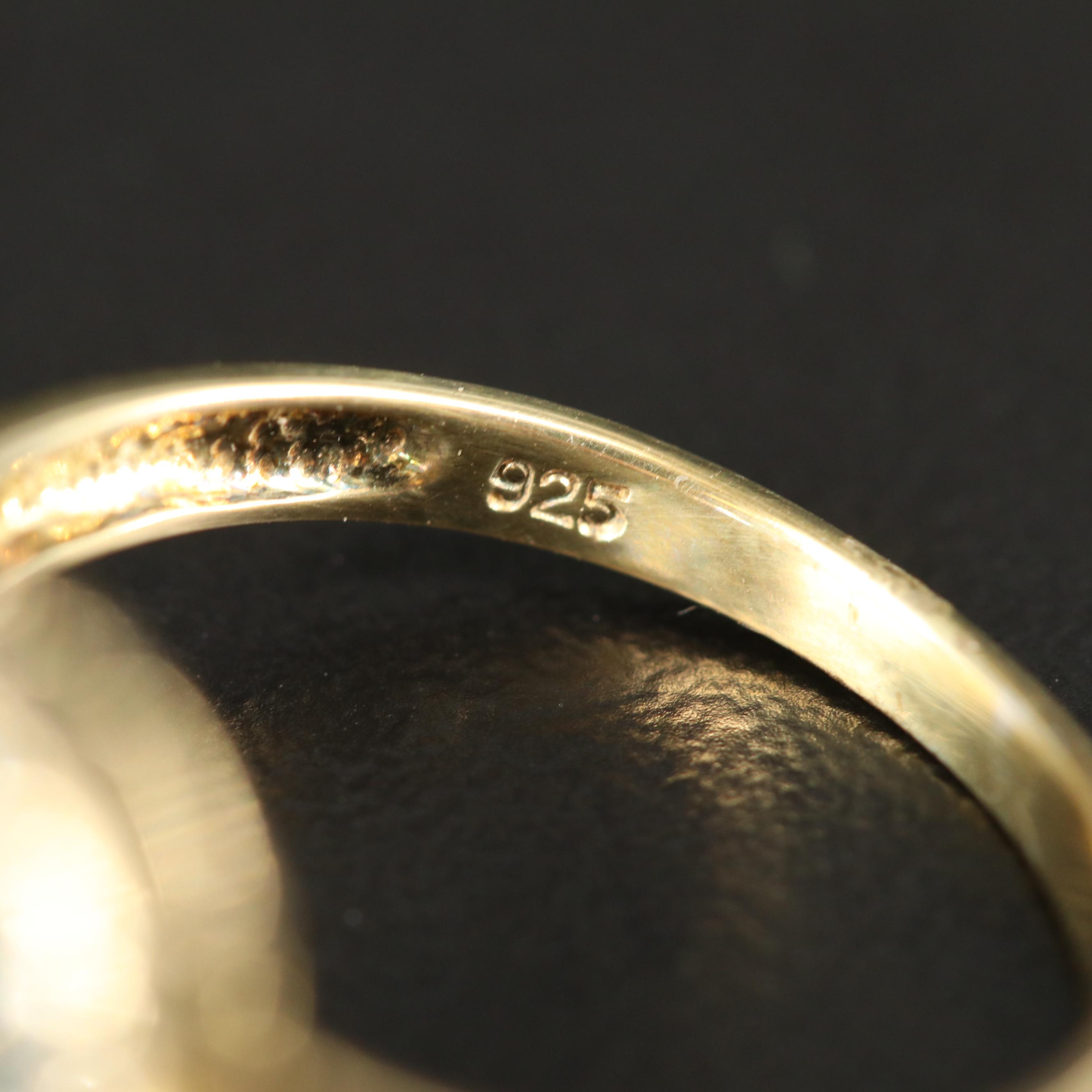 Sterling Swiss Blue Topaz Ring with Diamond Halo