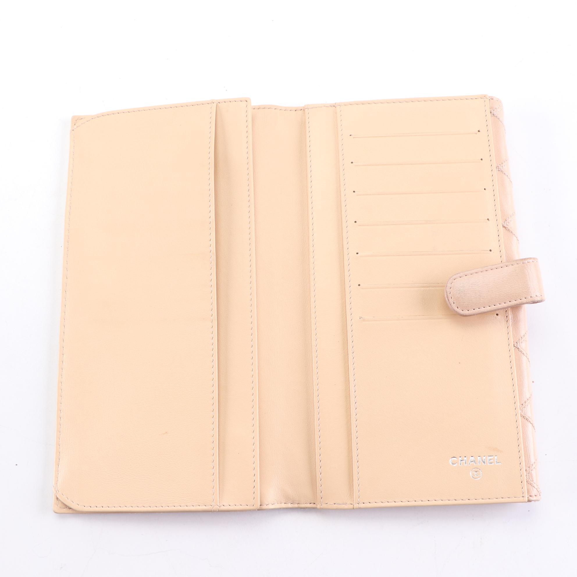 Chanel Quilted Leather Continental Wallet