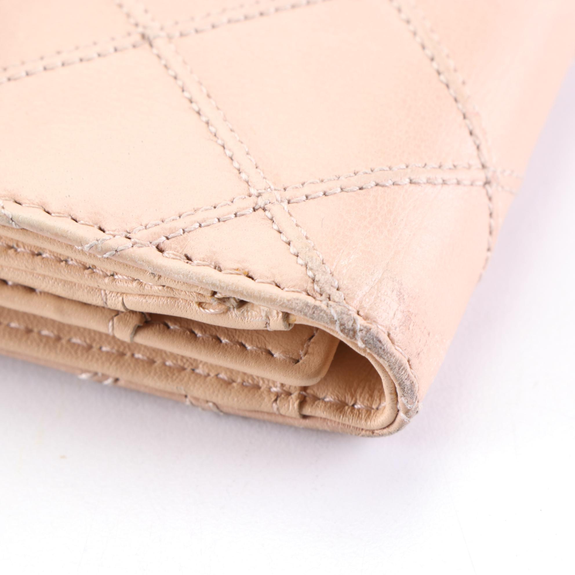 Chanel Quilted Leather Continental Wallet