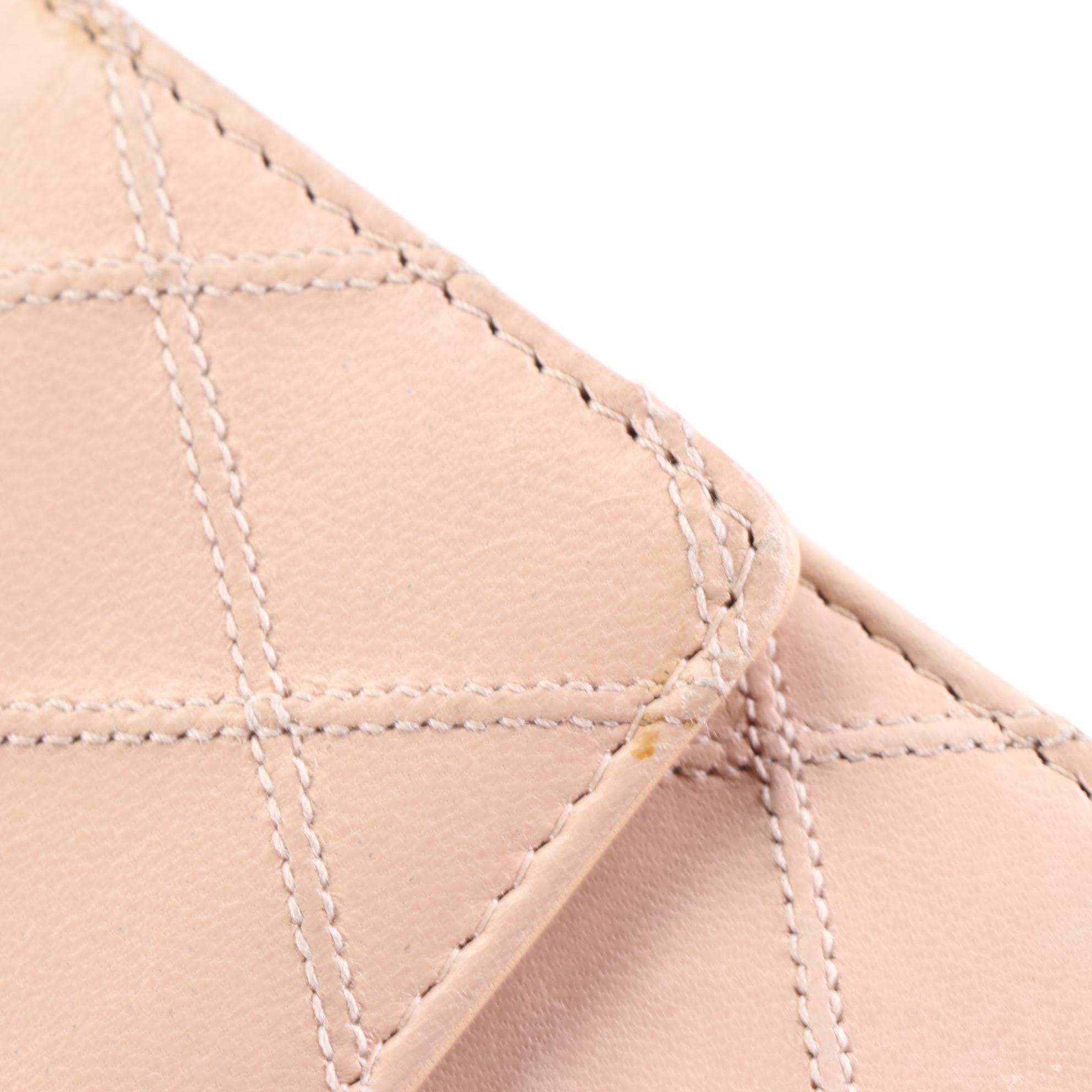 Chanel Quilted Leather Continental Wallet