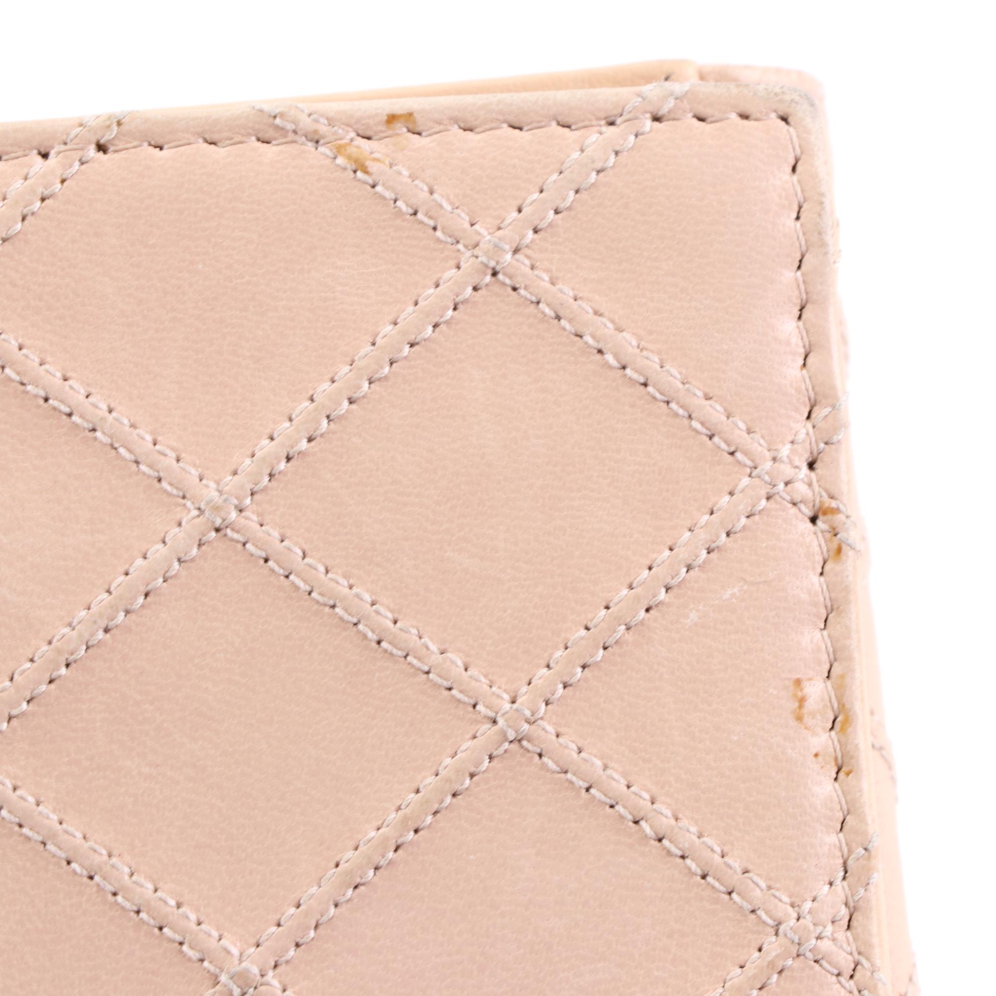 Chanel Quilted Leather Continental Wallet