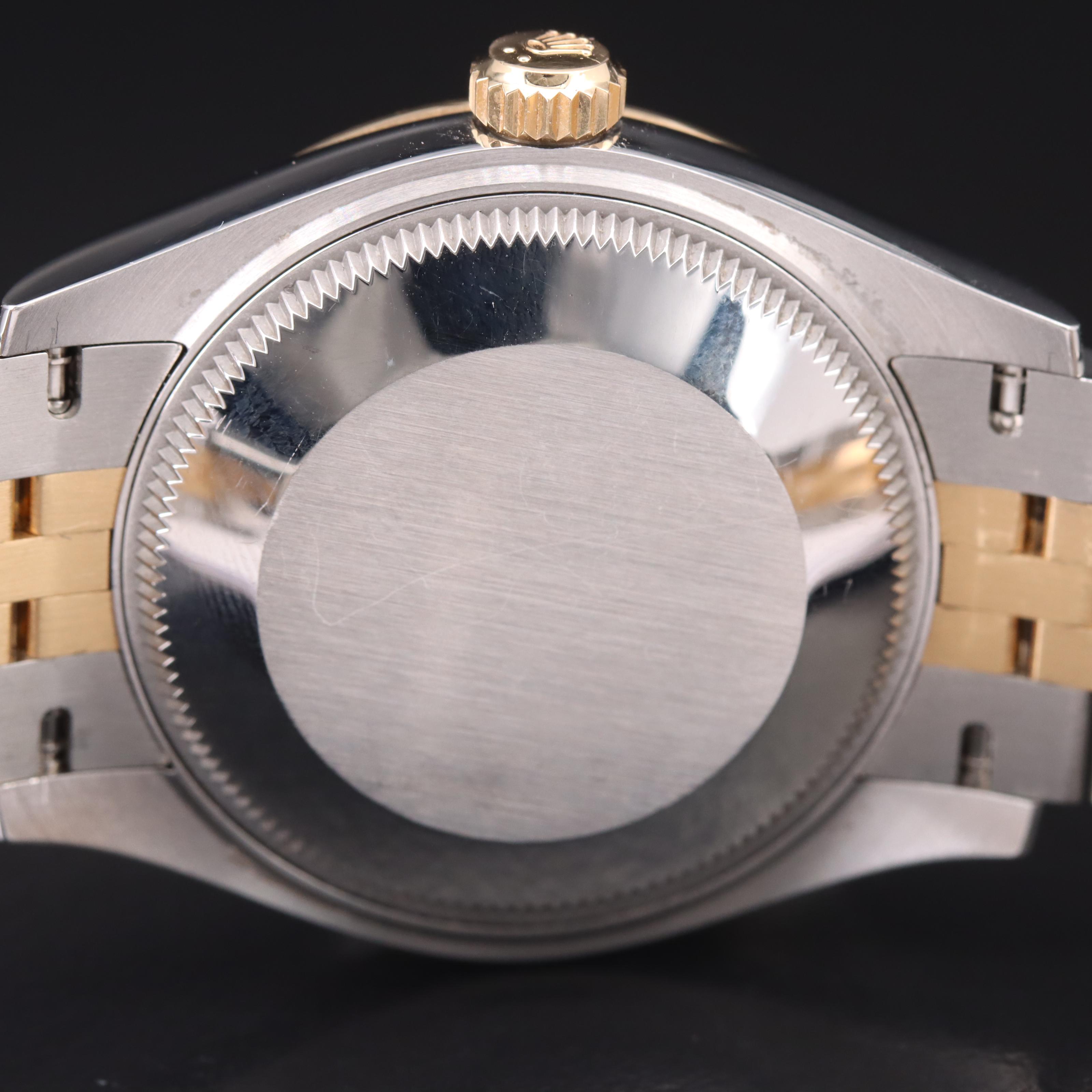 Rolex Oyster Perpetual Factory Diamond Set Dial Datejust 31 Watch