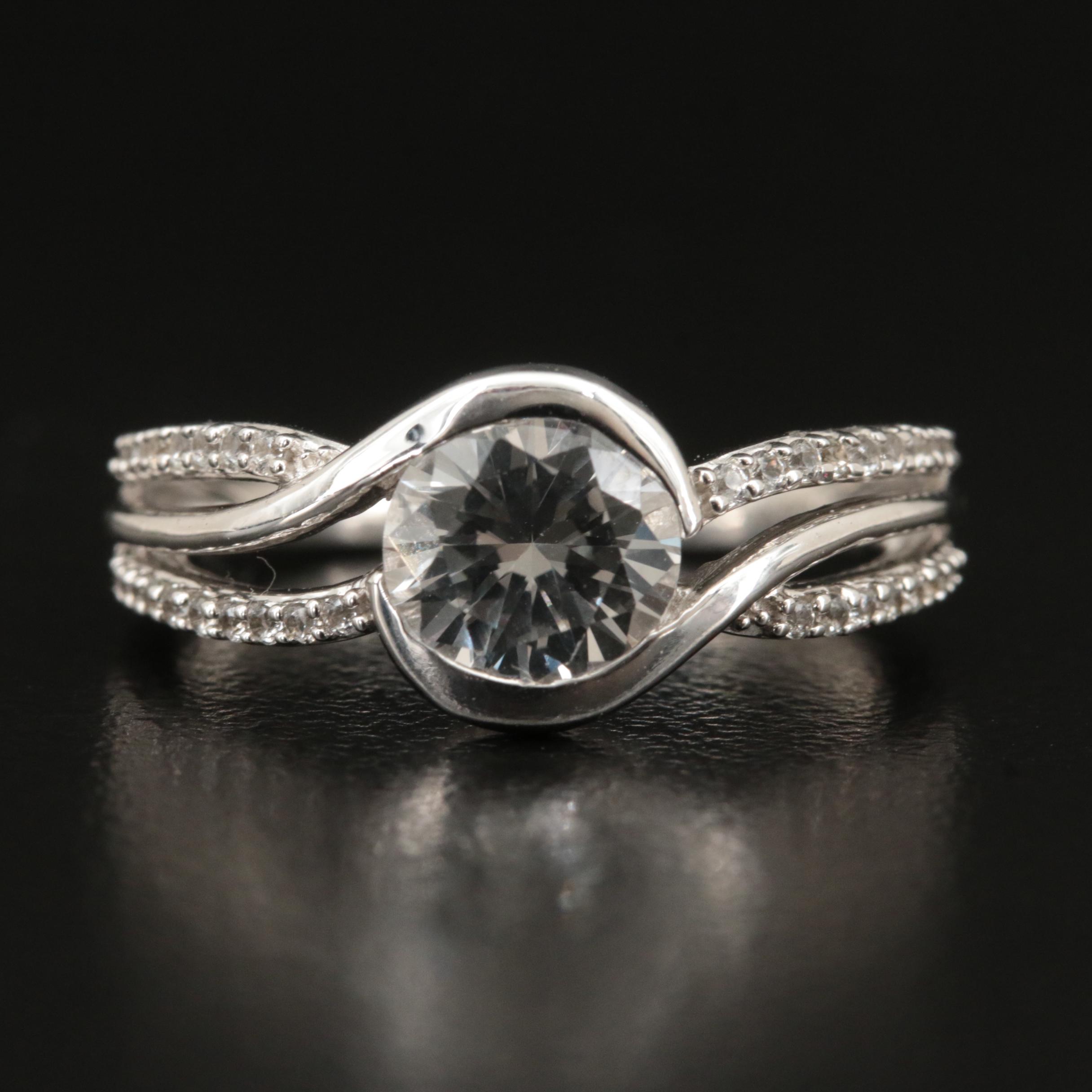 Sterling Sapphire Ring