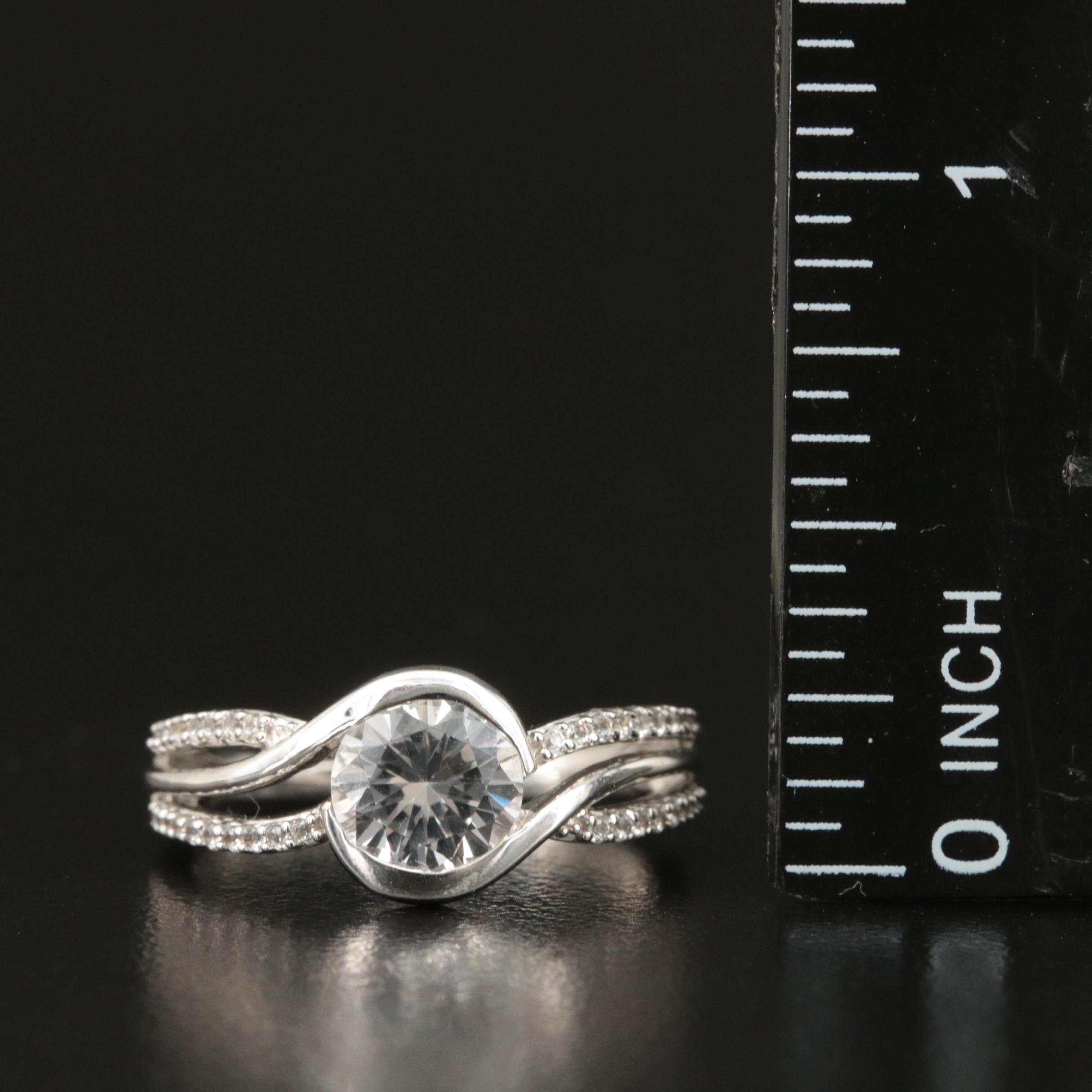 Sterling Sapphire Ring