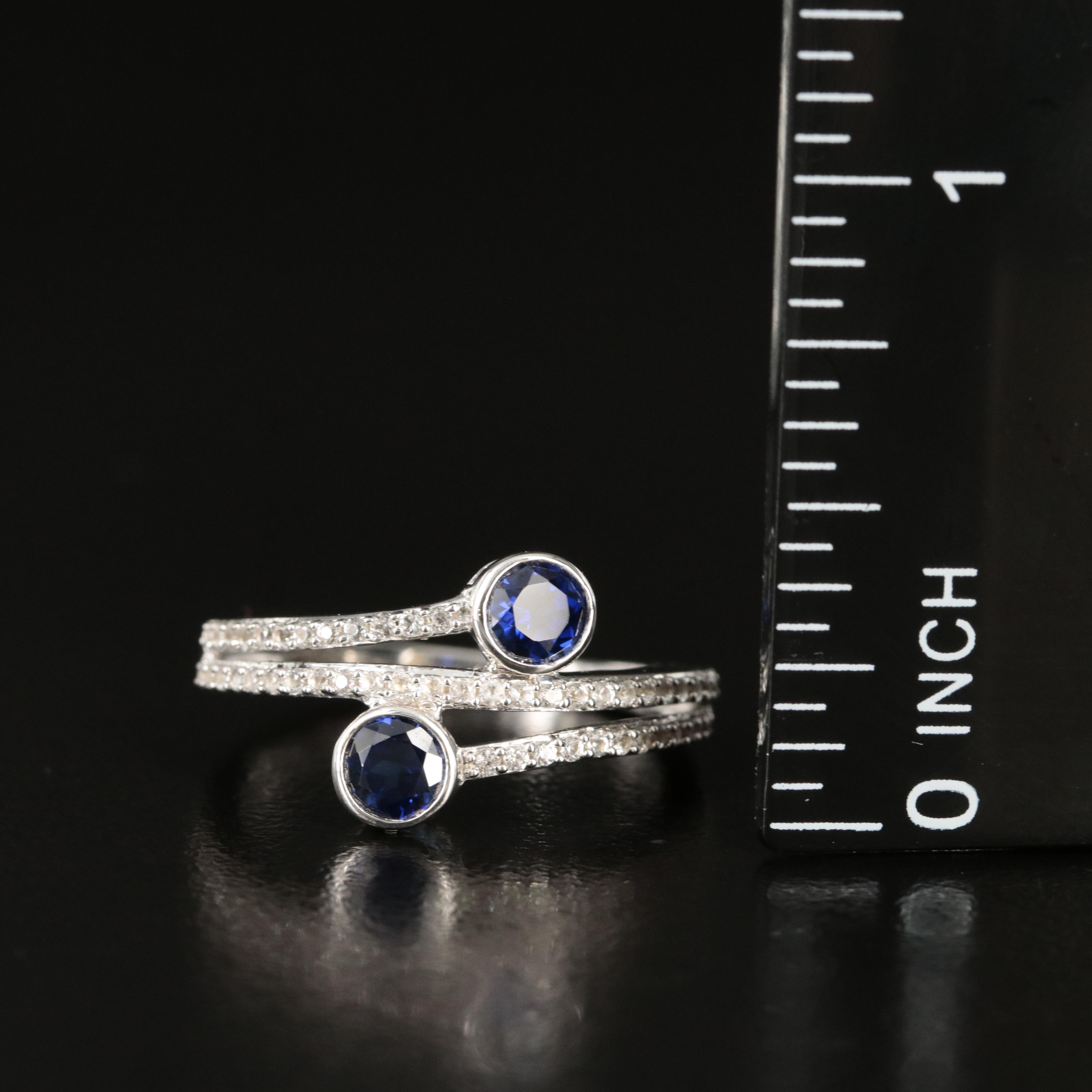 Sterling Sapphire Ring