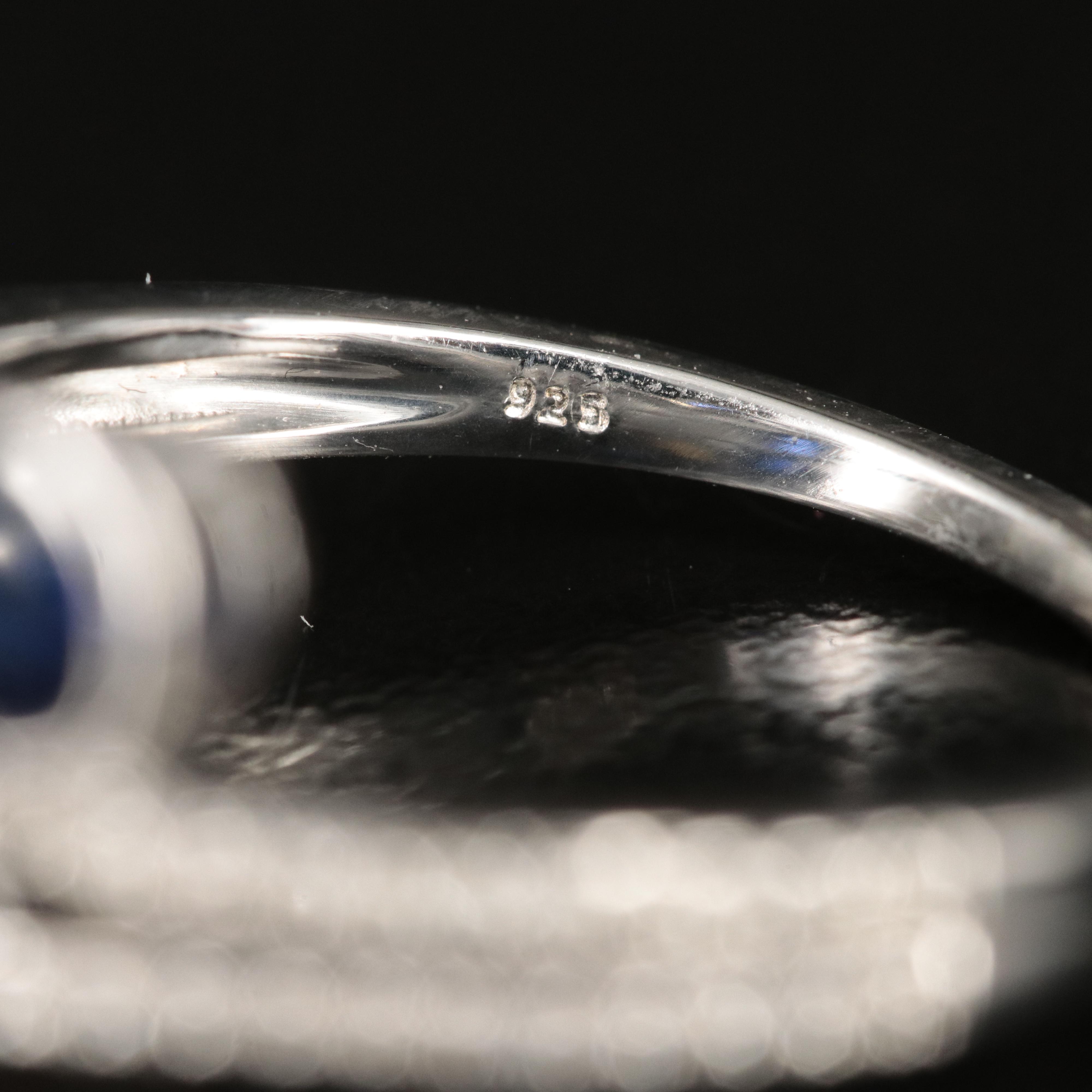 Sterling Sapphire Ring