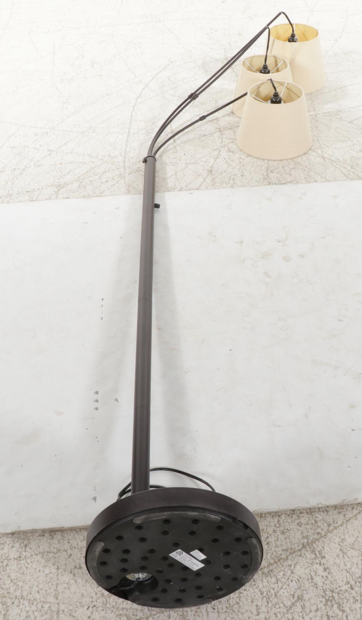 Homedex Three-Arm Hanging Floor Lamp, 21st Century