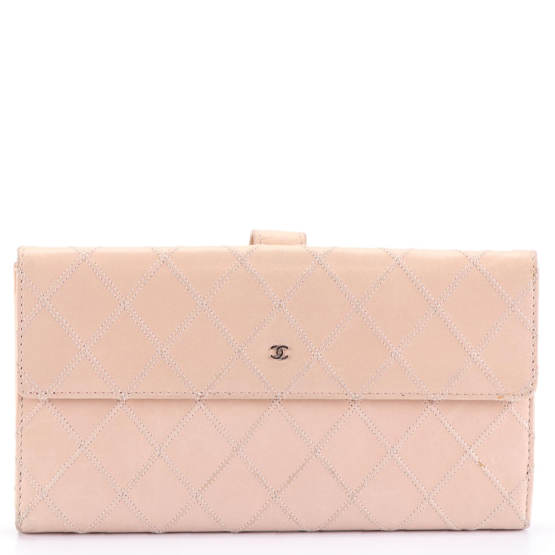 Chanel Quilted Leather Continental Wallet