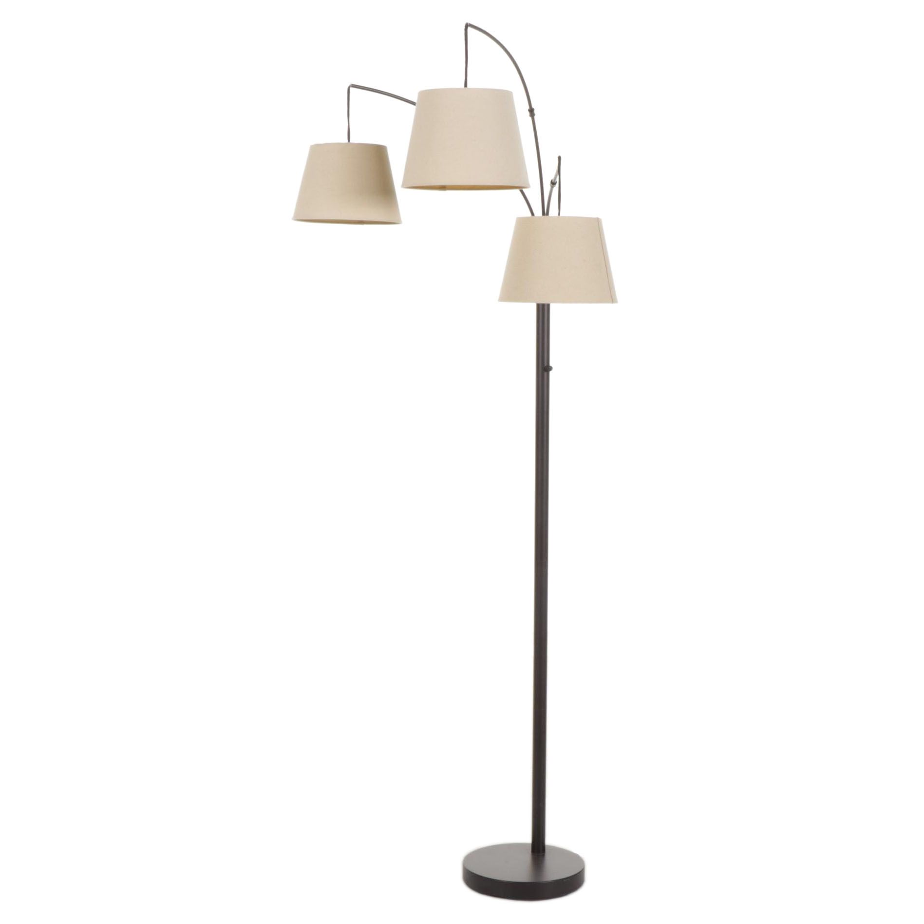 Homedex Three-Arm Hanging Floor Lamp, 21st Century