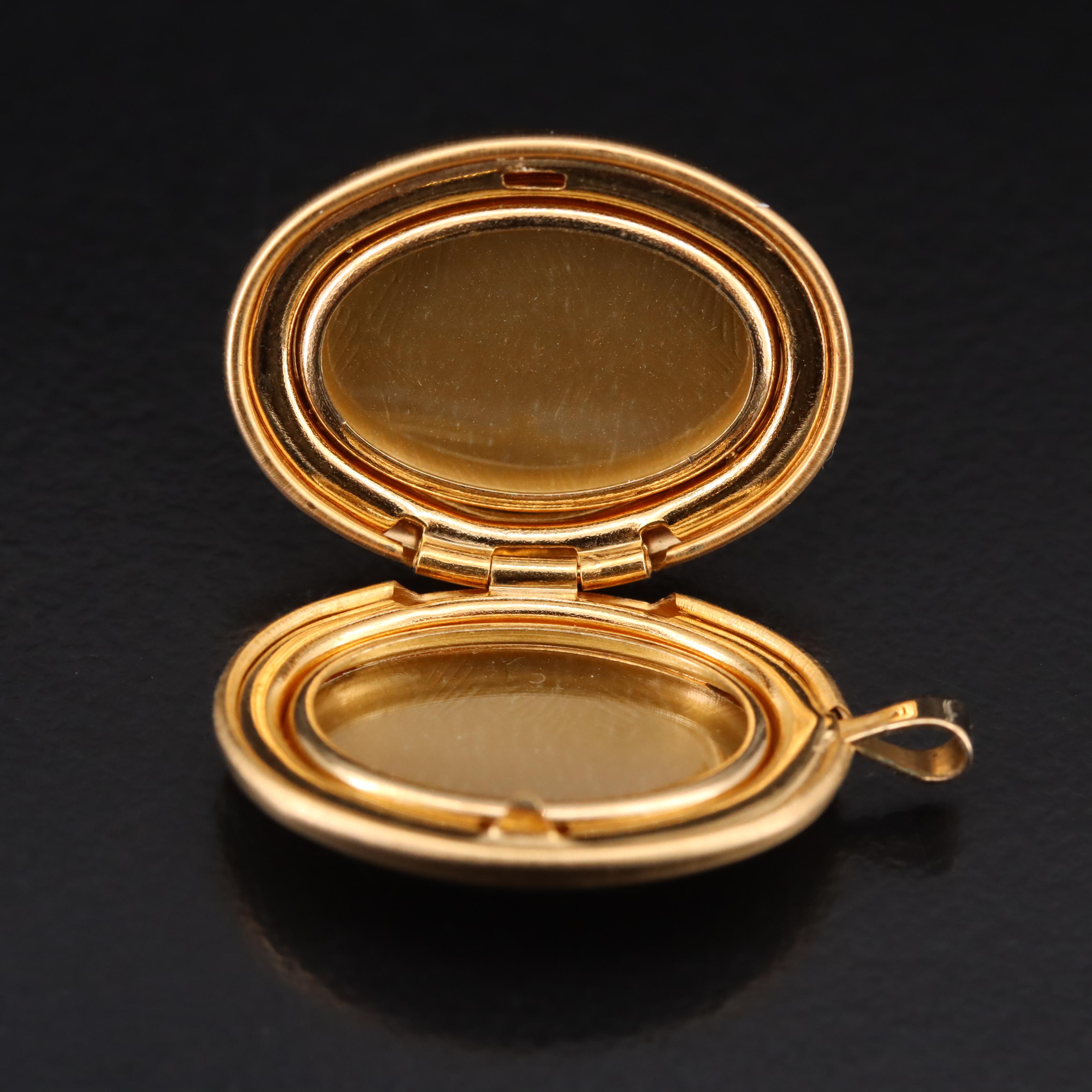 Swiss Gotham Pendant Watch and Gold-Filled Crucifix Locket