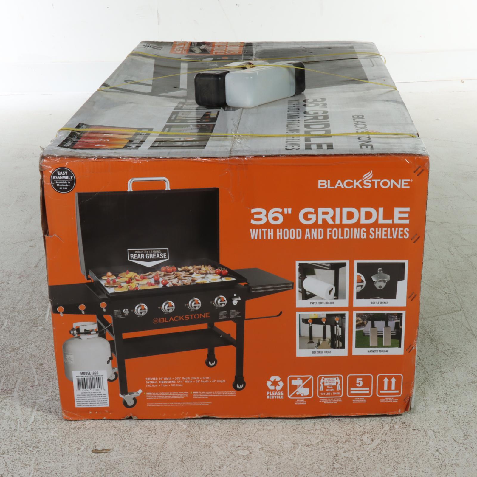 Blackstone 36" Griddle with Hood and Folding Shelves