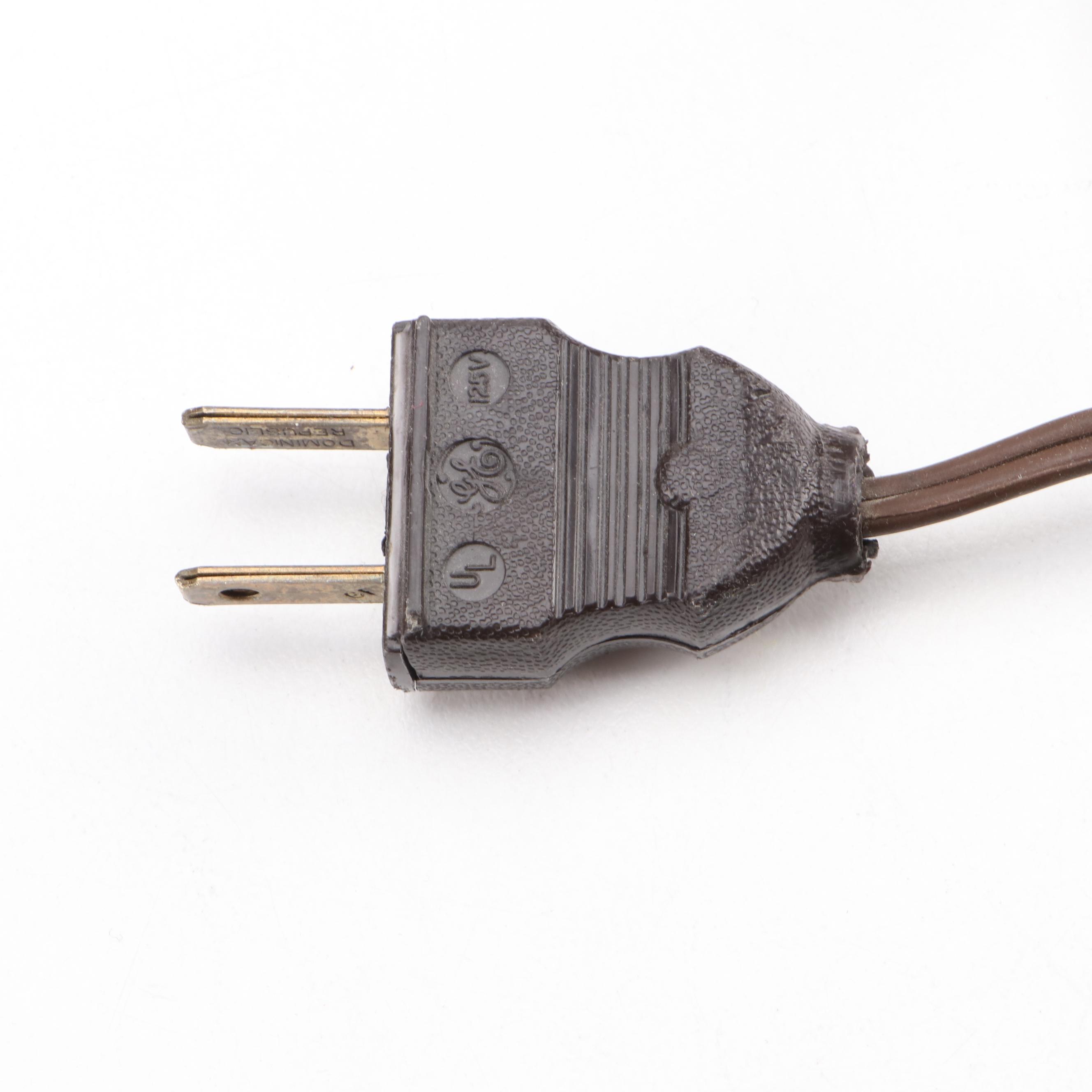 Persian Hand-Painted Turquoise Glazed Stoneware Vase Table Lamp