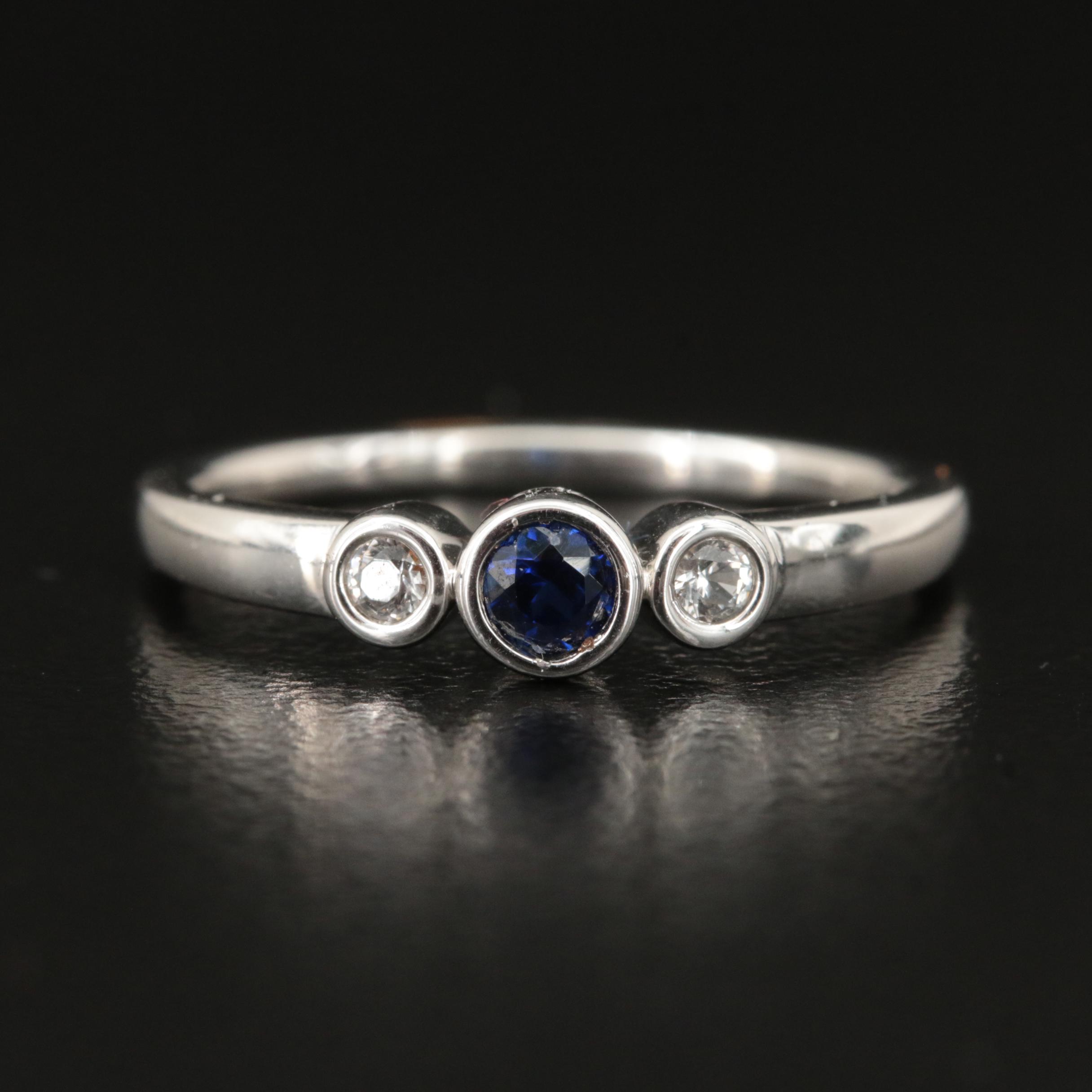 Sterling Sapphire Ring