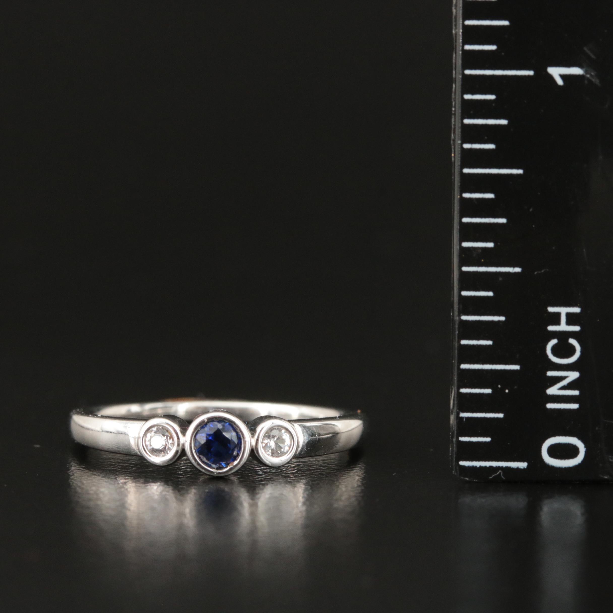 Sterling Sapphire Ring