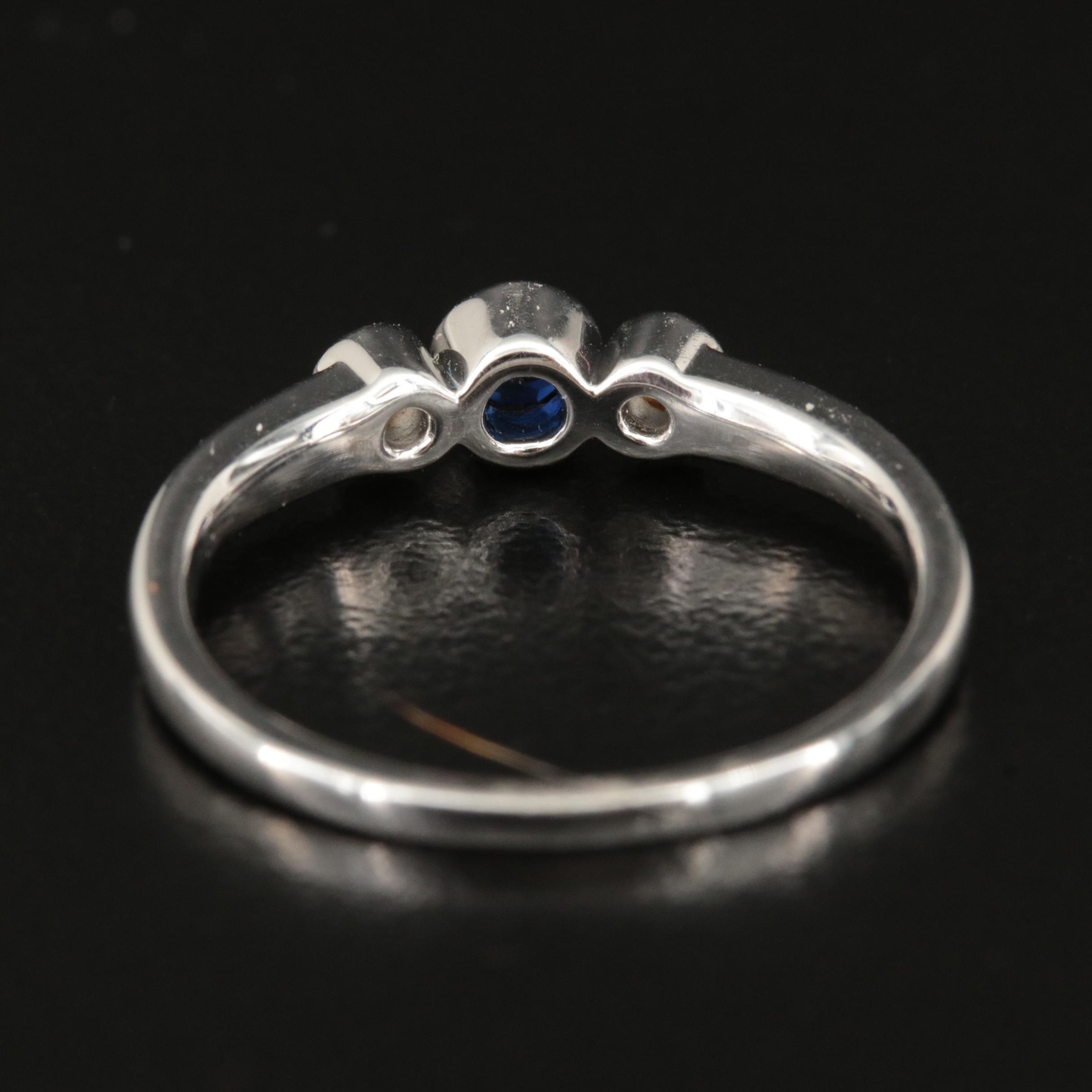 Sterling Sapphire Ring