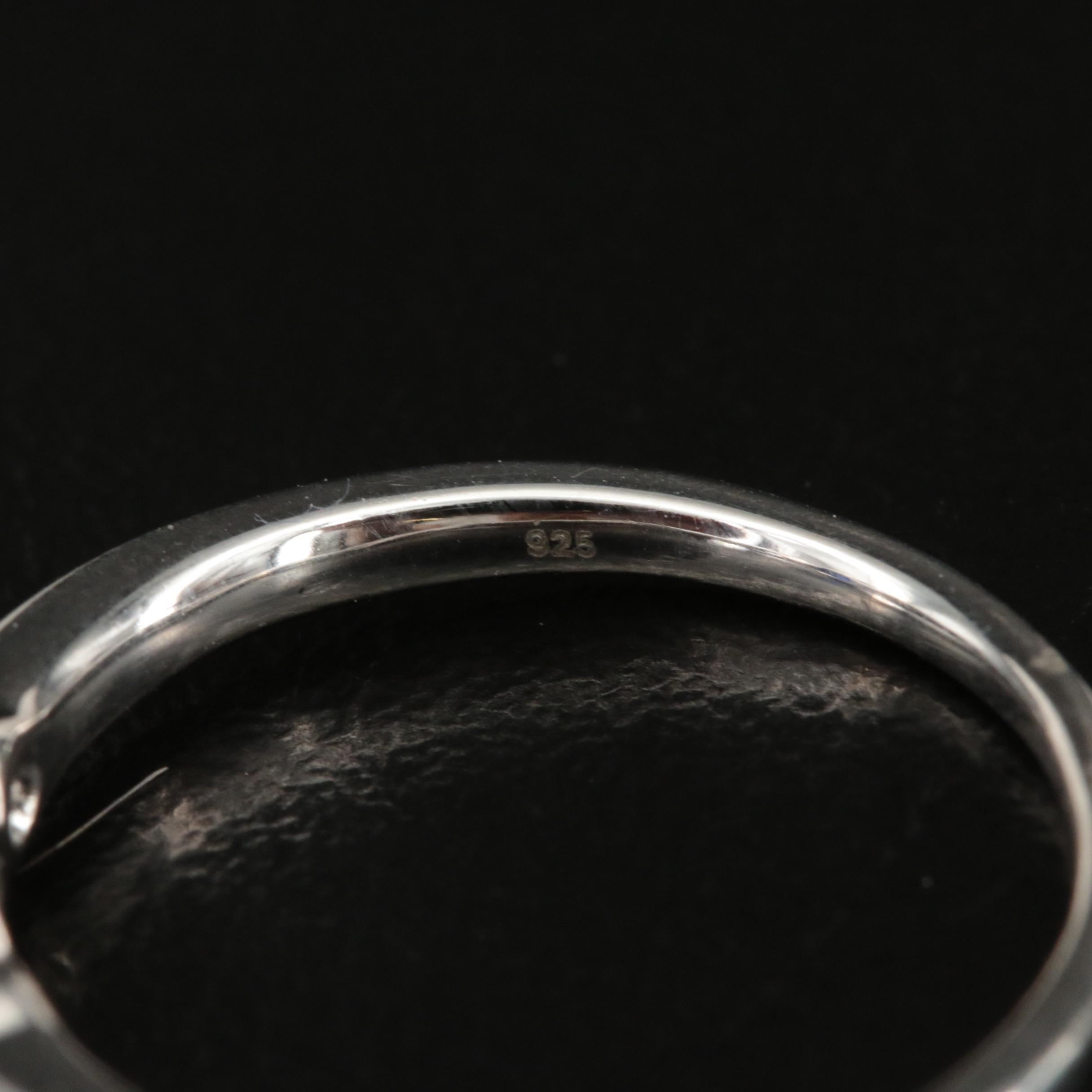 Sterling Sapphire Ring