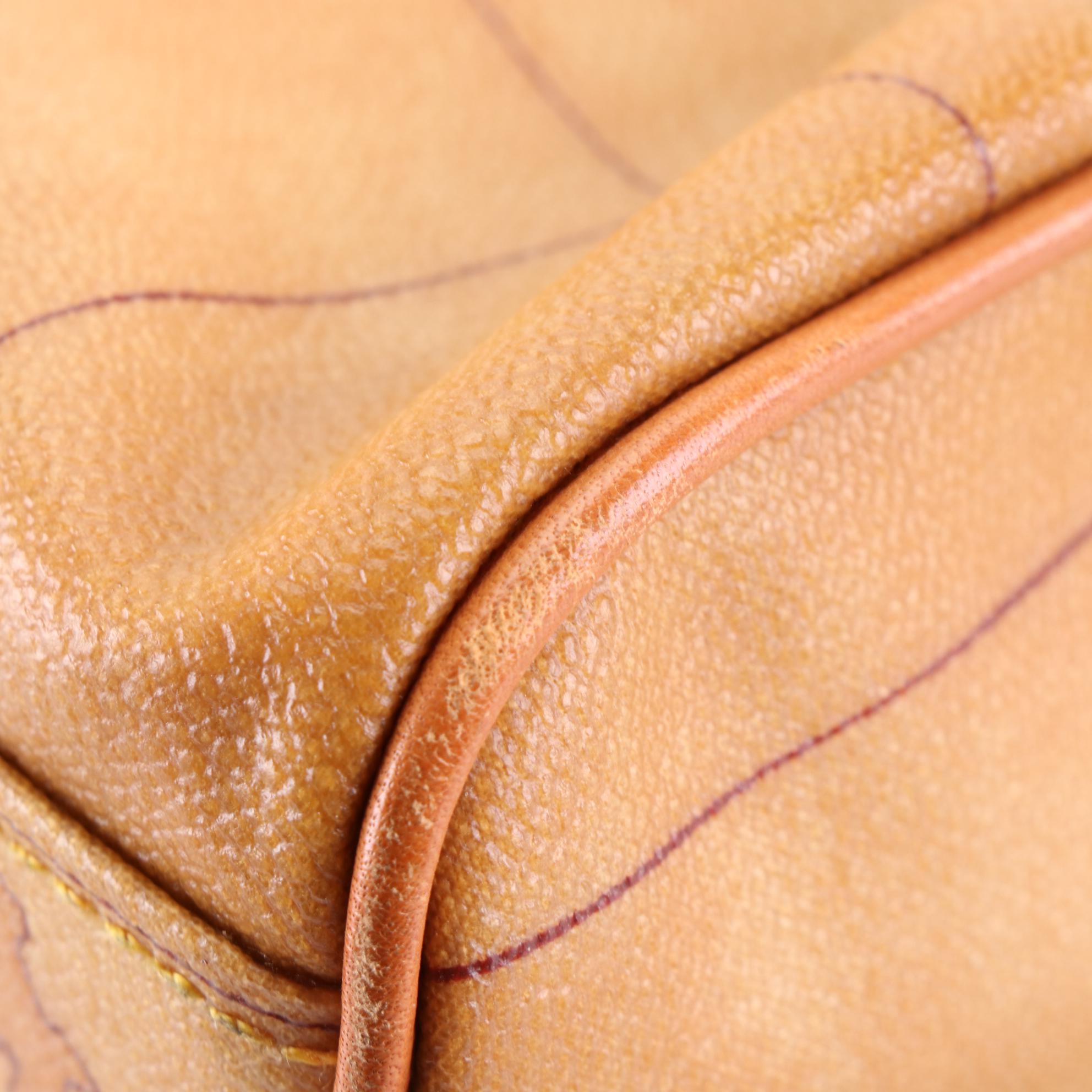 Alviero Martini 1ª Classe Small Duffel Bag in Geo Print Coated Canvas/Leather